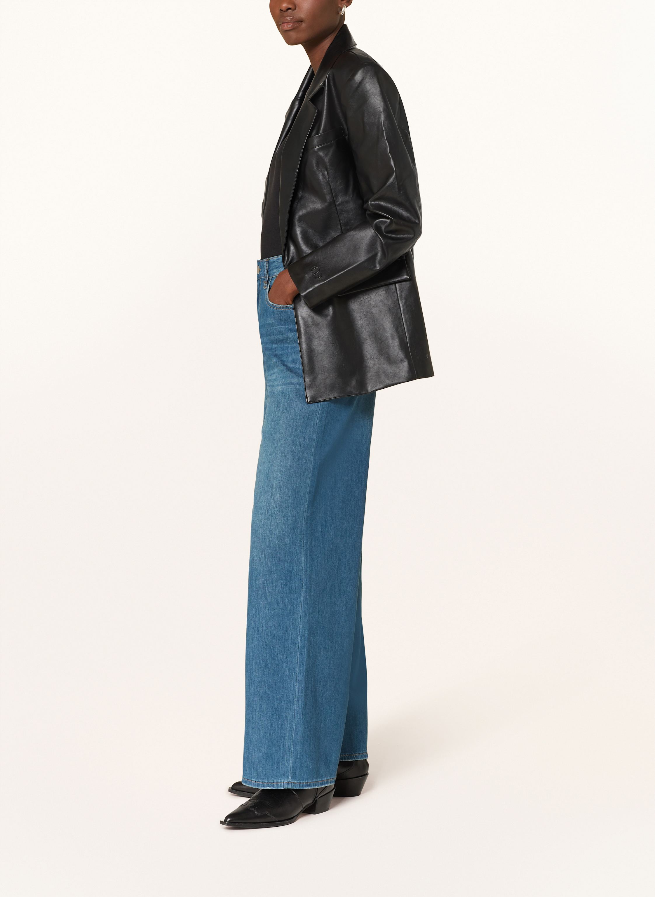 Thumbnail - Elias Rumelis Wide Leg Jeans Kalea blau