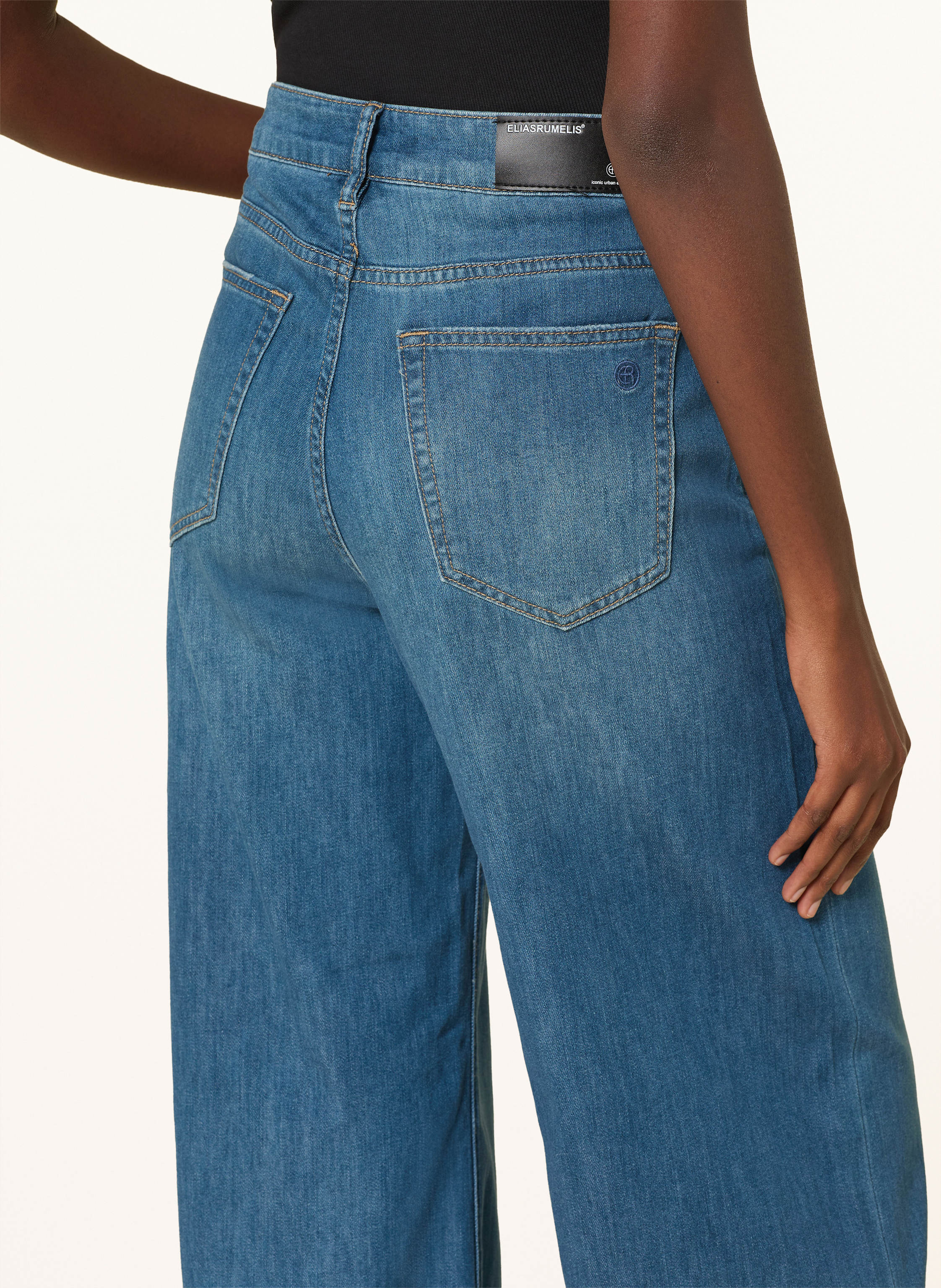Thumbnail - Elias Rumelis Wide Leg Jeans Kalea blau