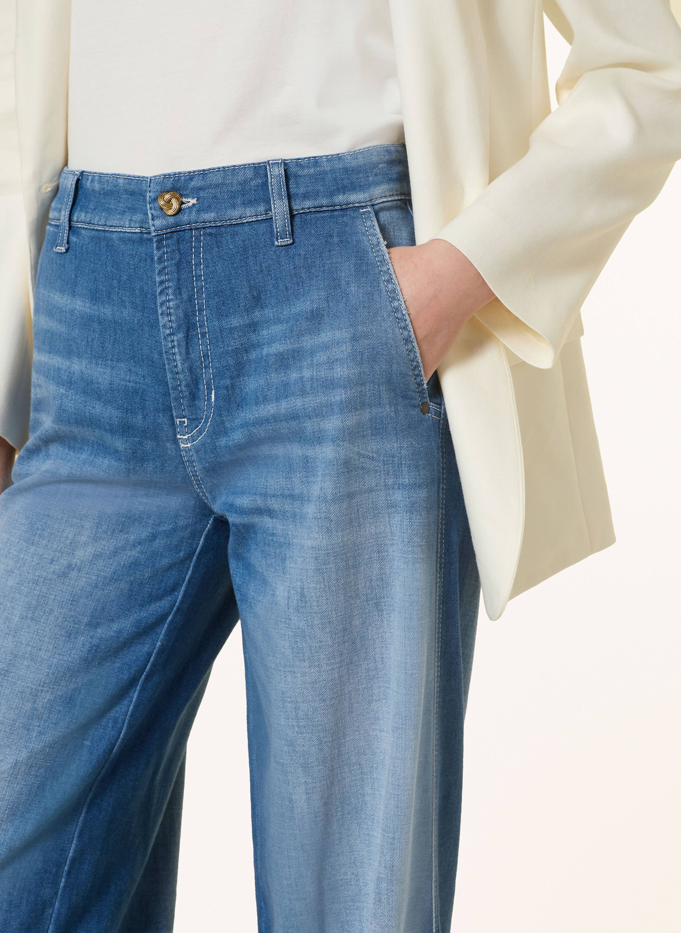 Thumbnail - Cambio Wide Leg Jeans Alek blau