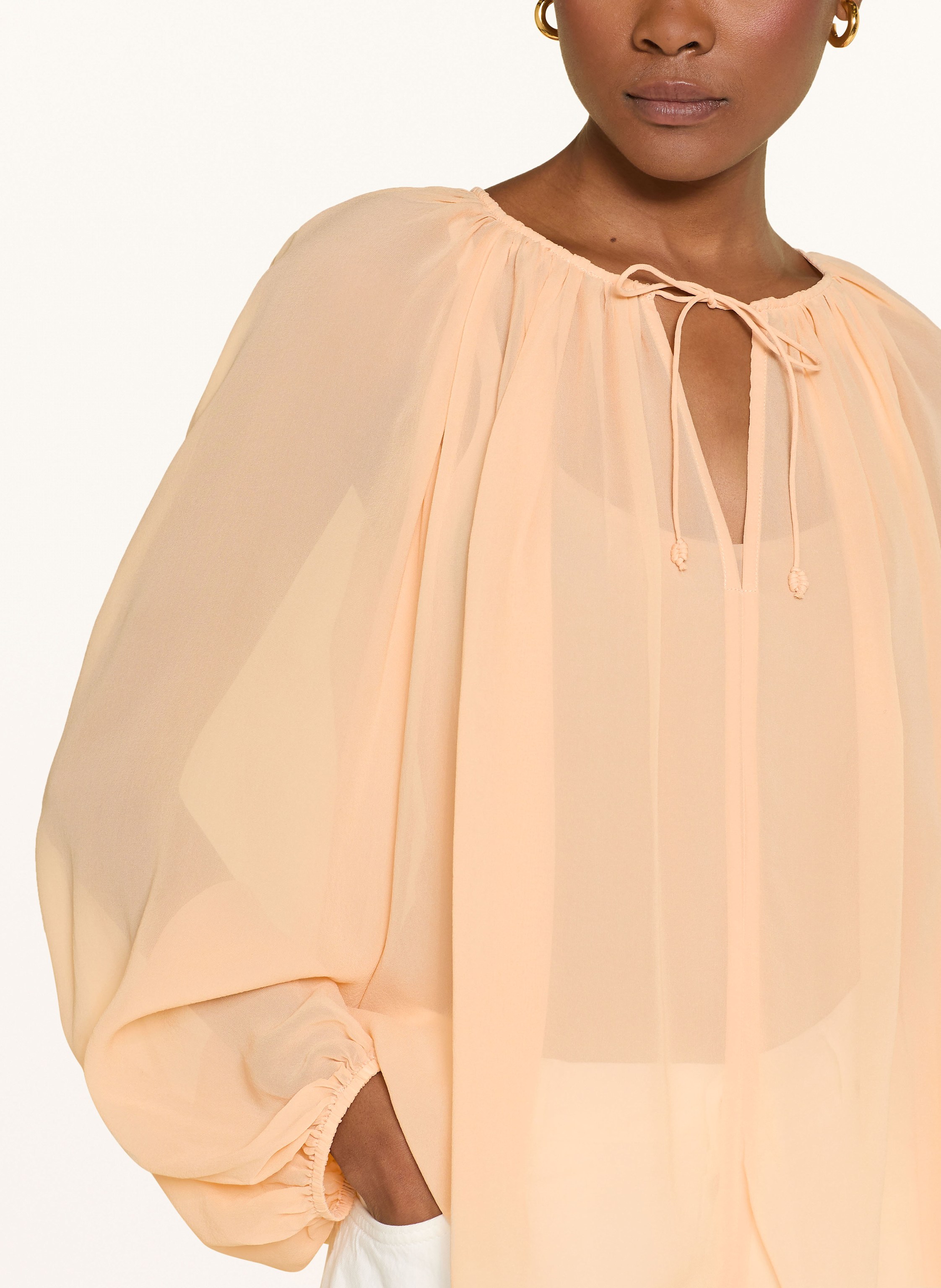 Thumbnail - Ulla Johnson Blusenshirt Safa Aus Seide orange