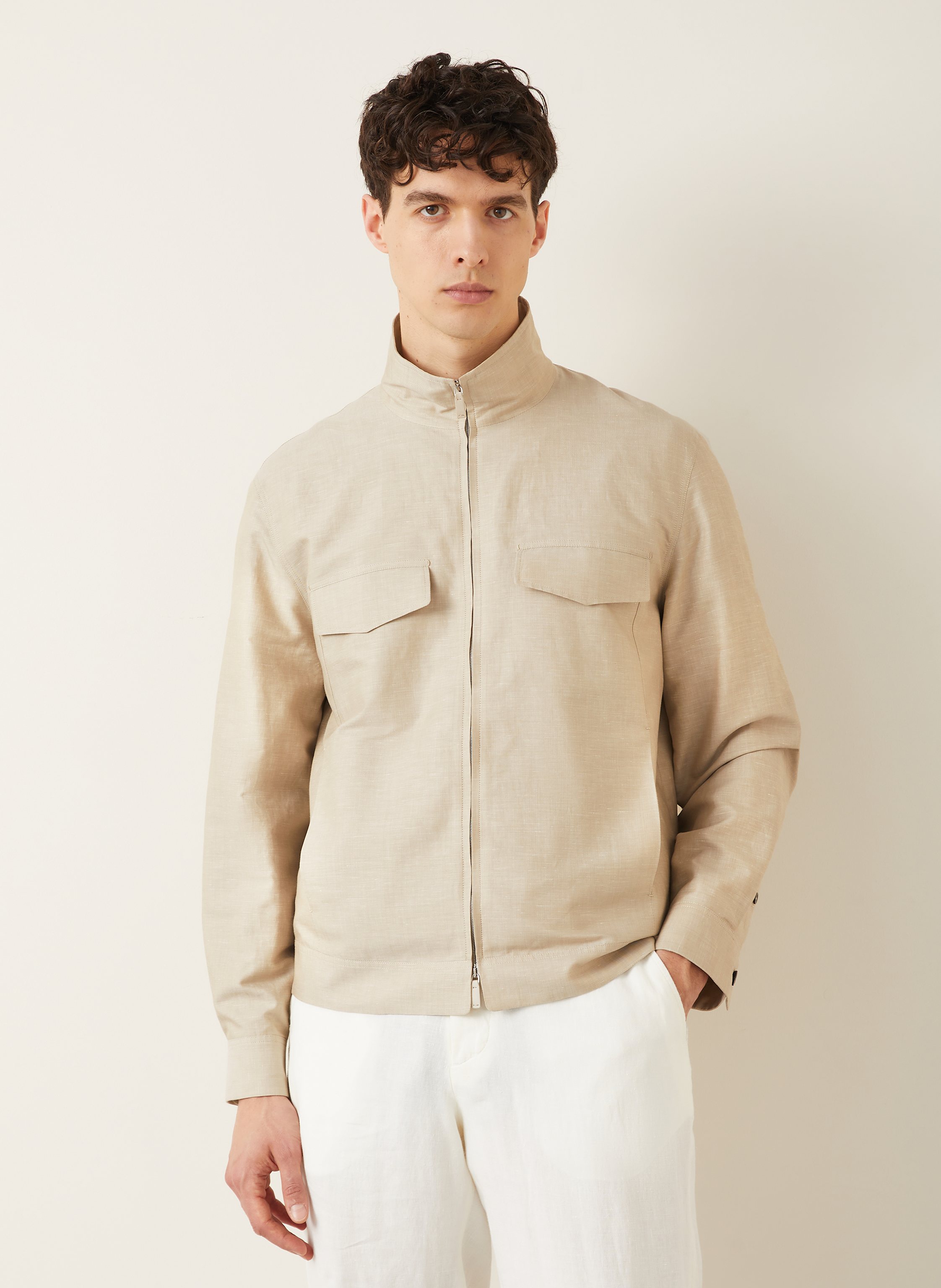 Thumbnail - Zegna Overshirt beige