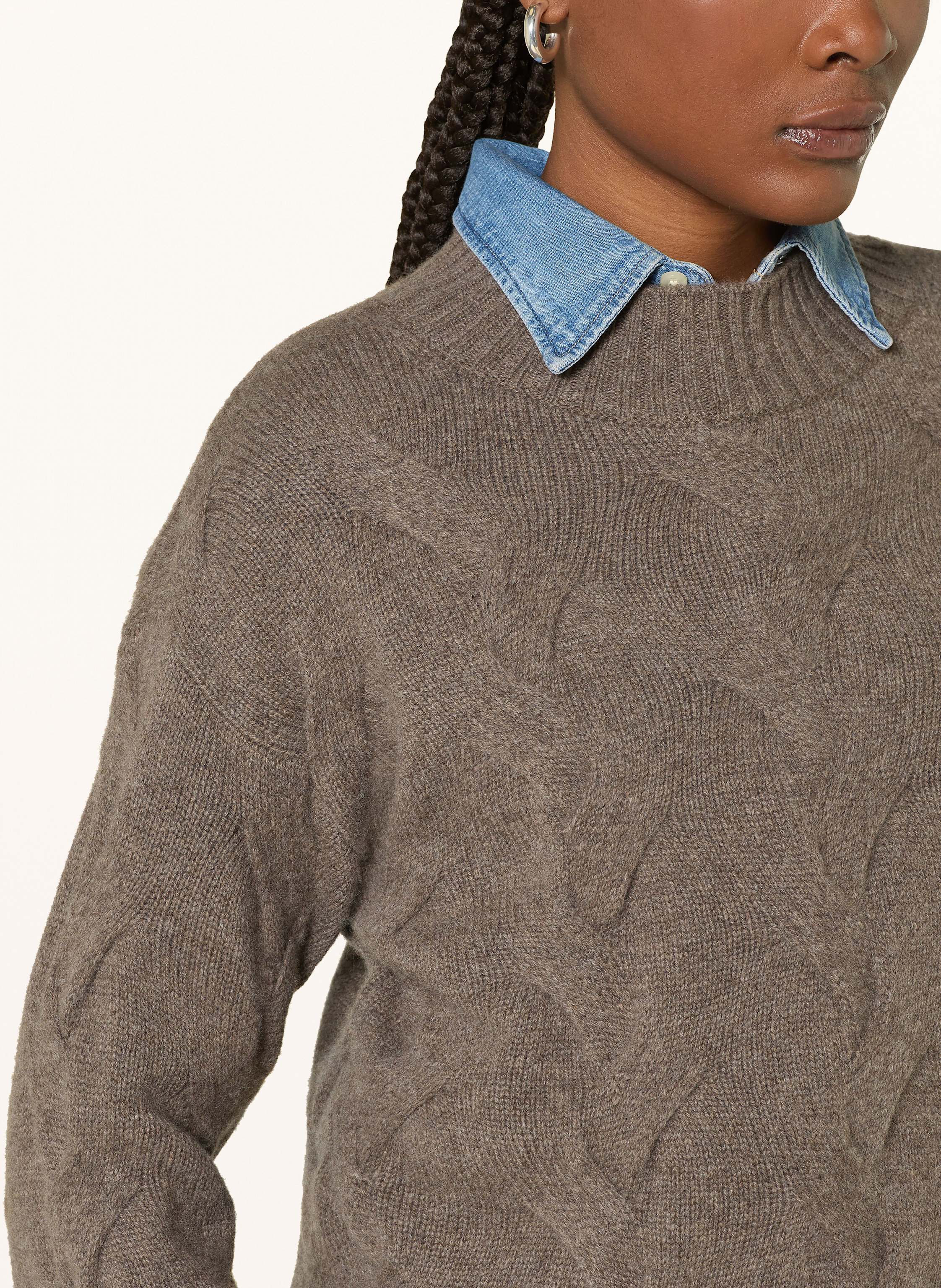 Thumbnail - Mrs & Hugs Pullover Mit Cashmere braun