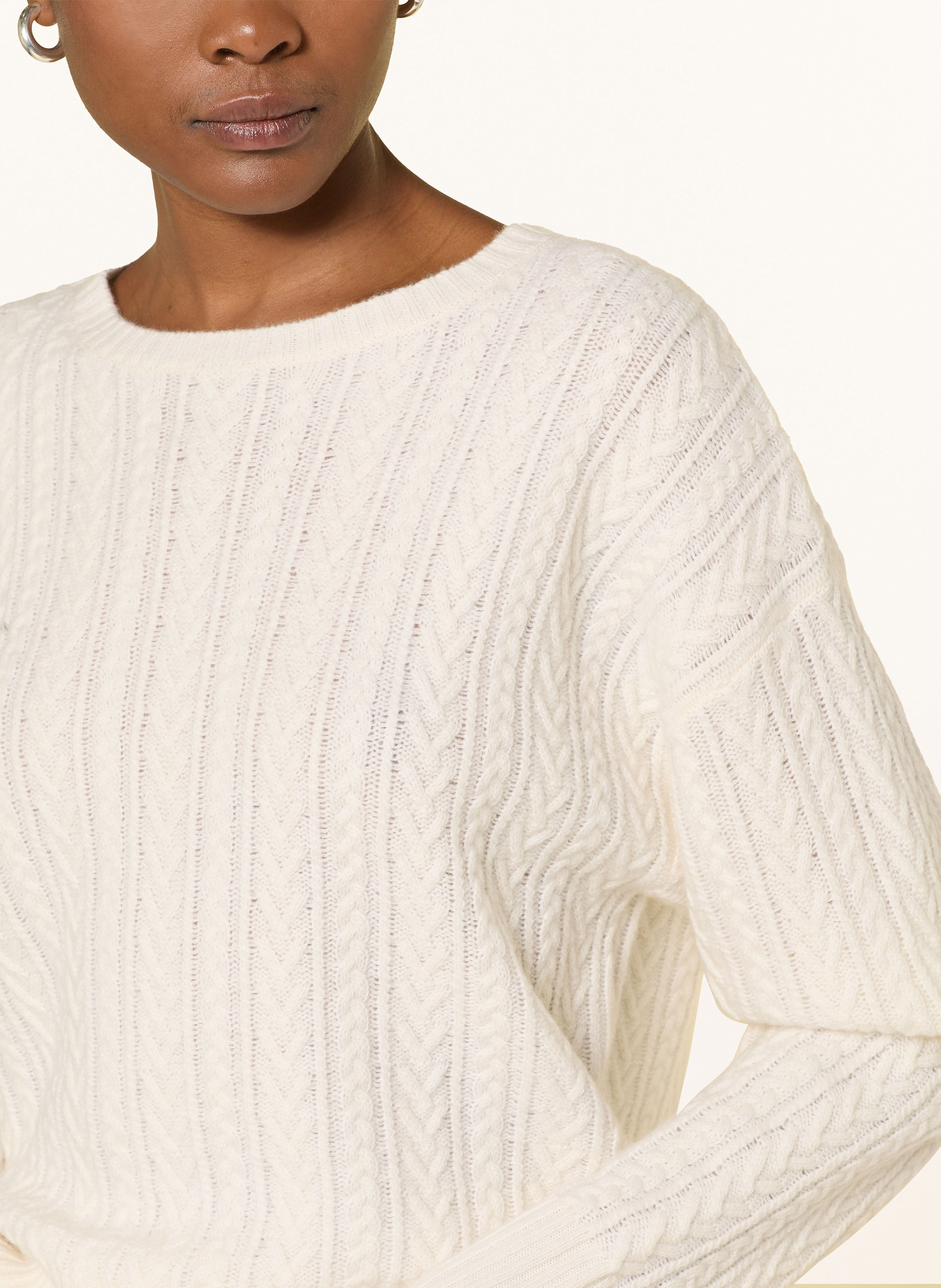 Thumbnail - Mrs & Hugs Pullover Mit Cashmere weiss