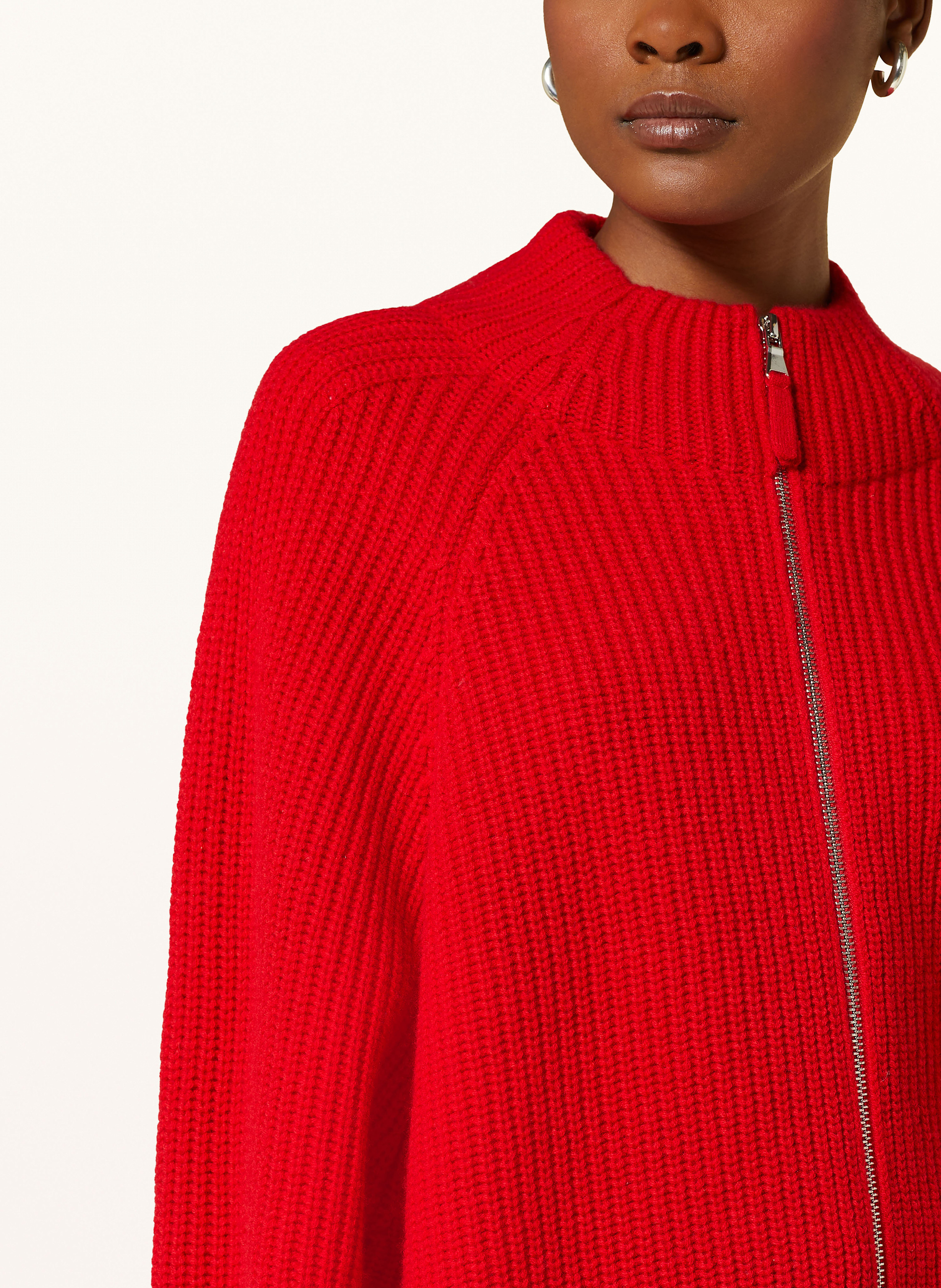 Thumbnail - Mrs & Hugs Strickjacke Mit Cashmere rot