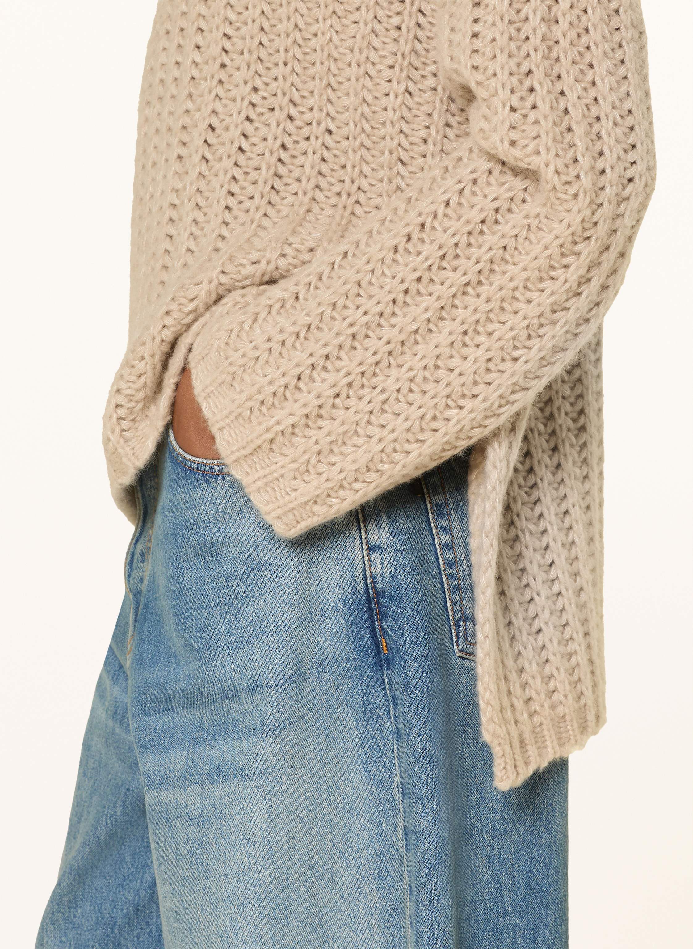 Thumbnail - Mrs & Hugs Cashmere-Pullover beige