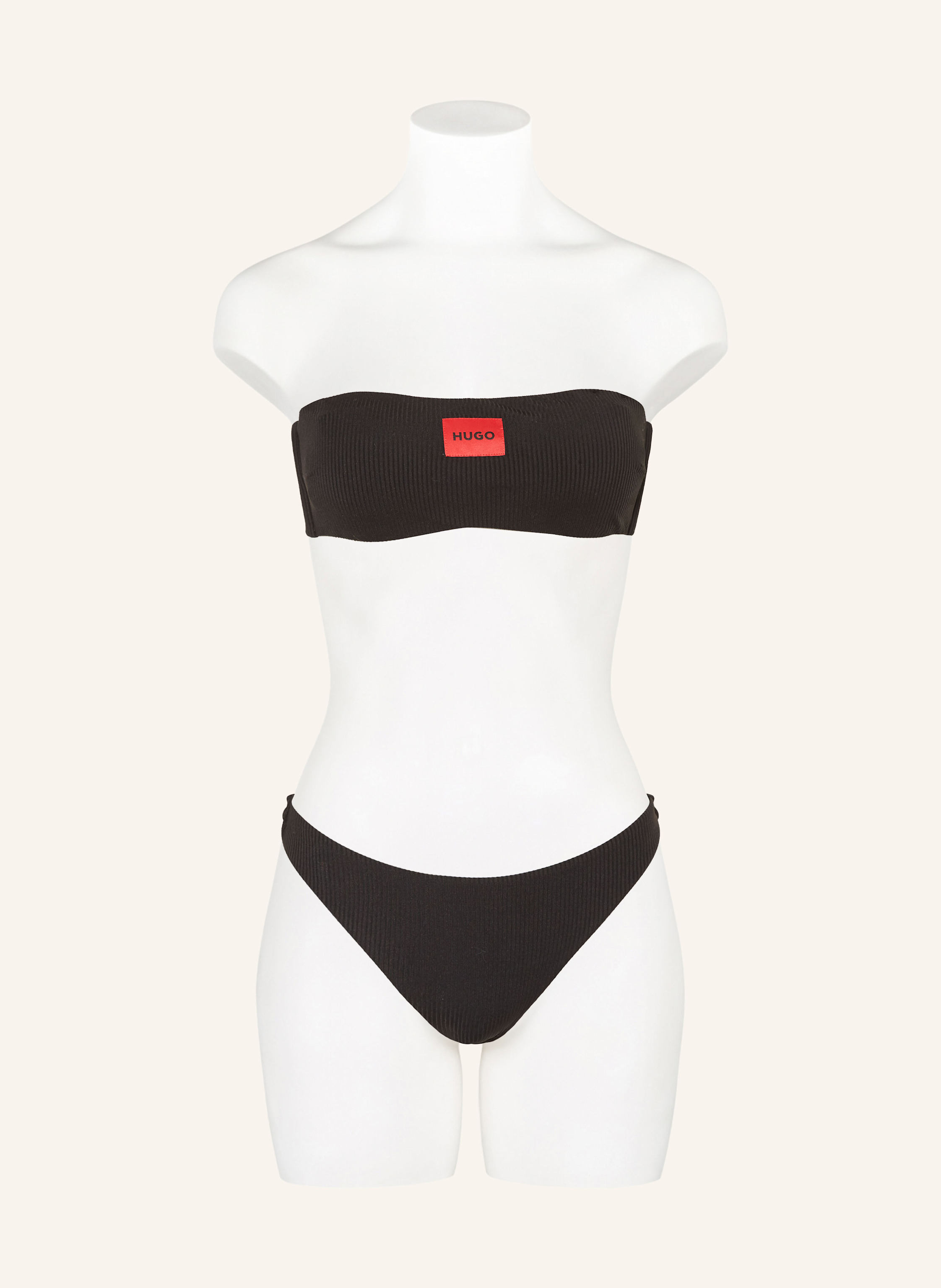 Thumbnail - Hugo Bandeau-Bikini-Top Red Label schwarz