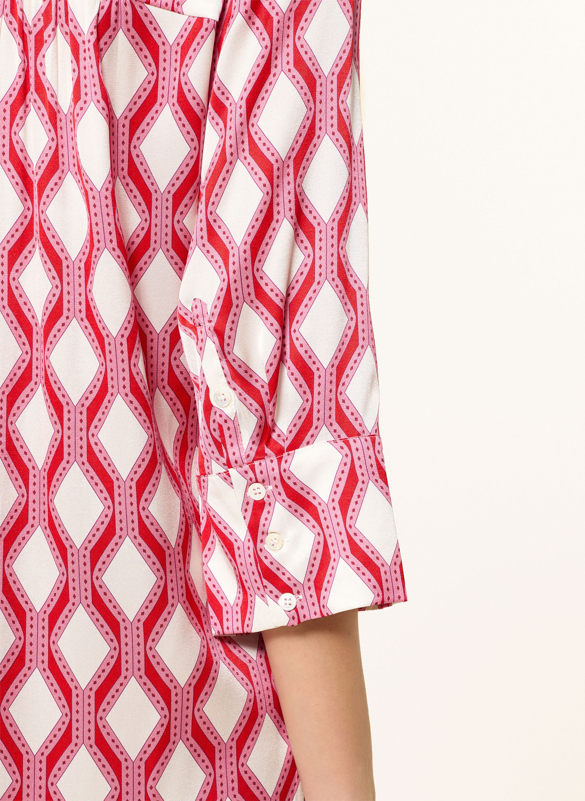 Thumbnail - Dea Kudibal Hemdblusenkleid Kamilles Aus Seide Mit 3/4-Arm pink