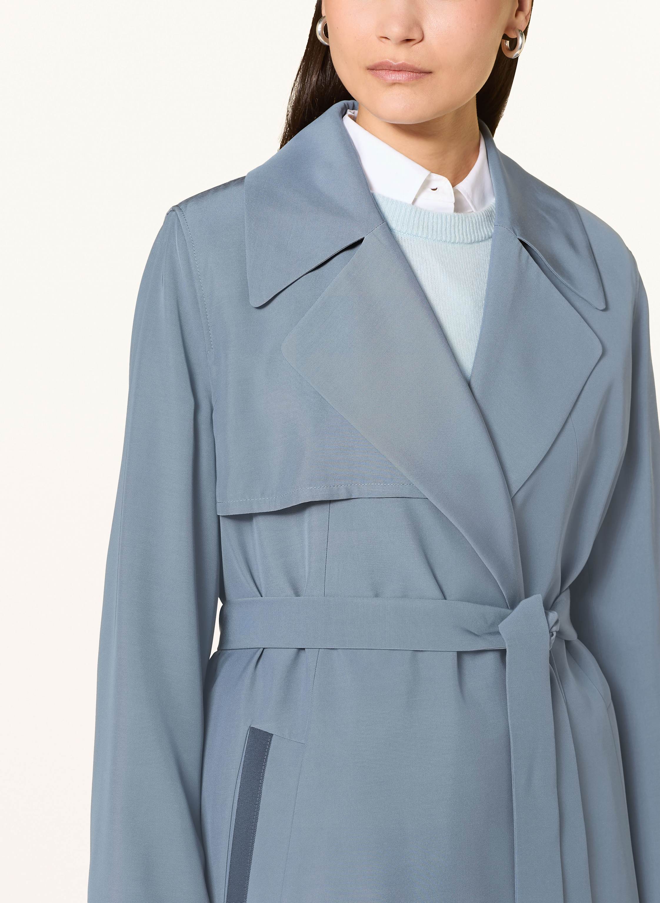 Thumbnail - Boss Trenchcoat Calissya blau