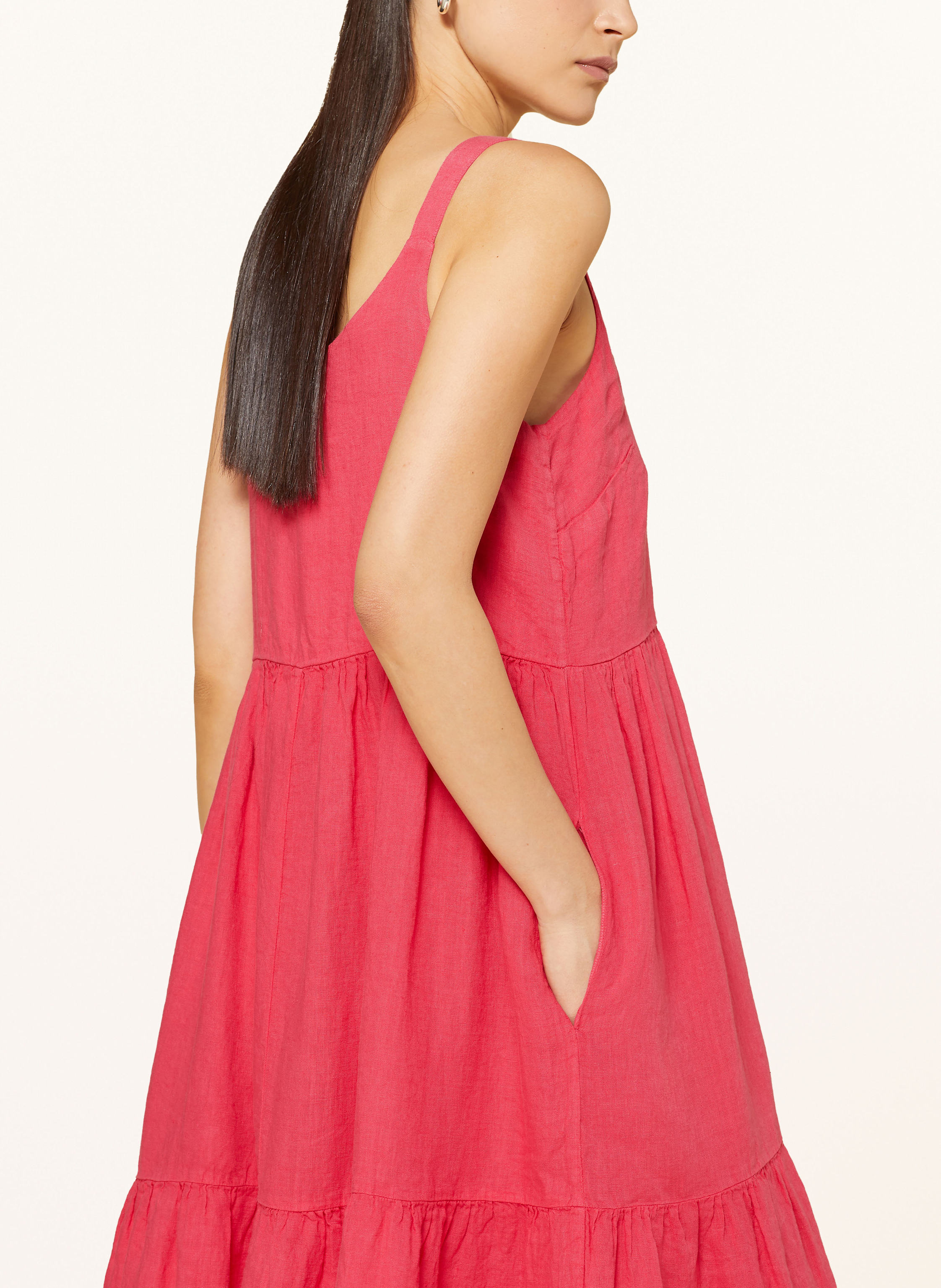 Thumbnail - Robert Friedman Leinenkleid Amira pink