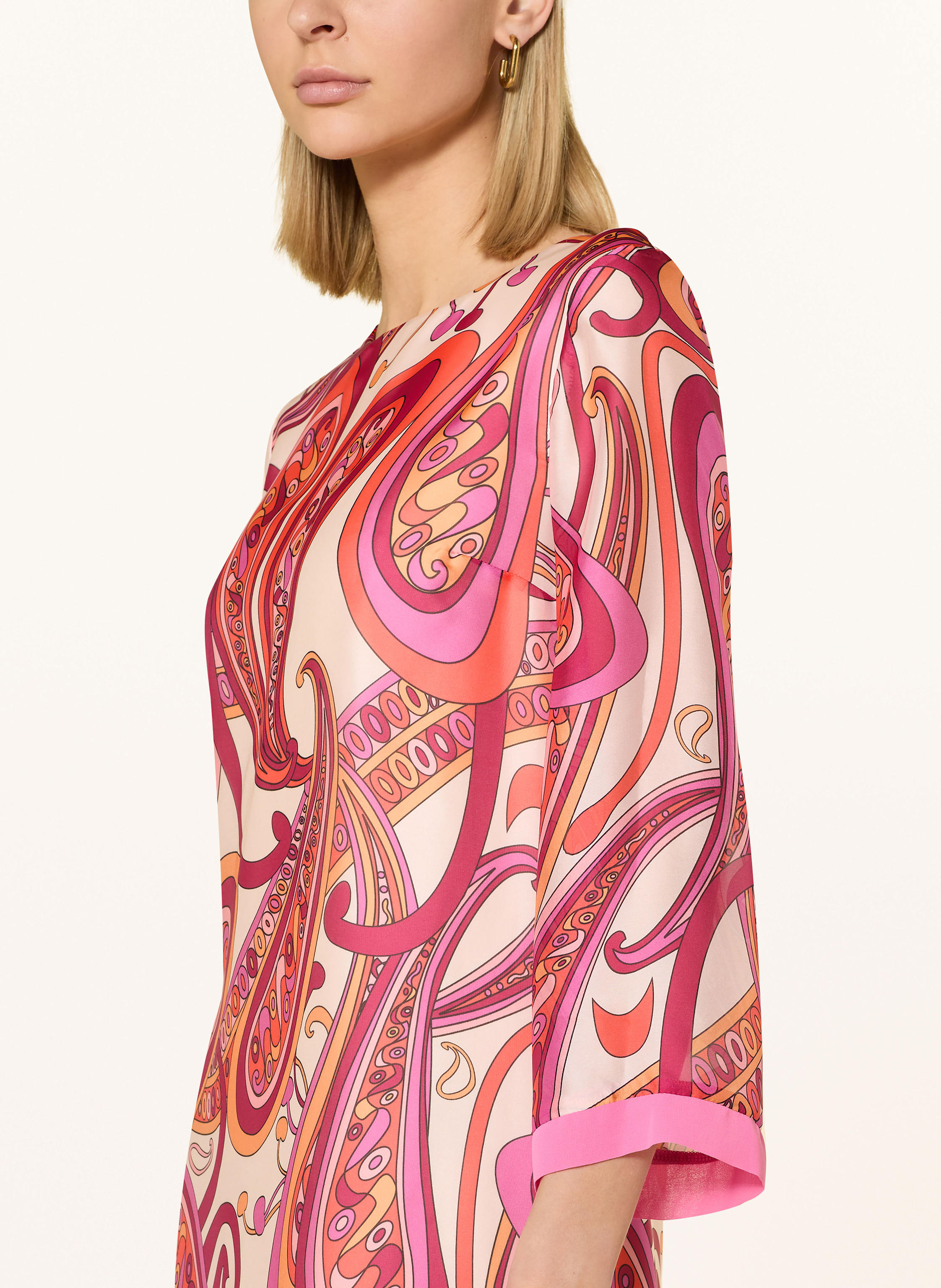 Thumbnail - Ana Alcazar Cocktailkleid Mit 3/4-Arm pink