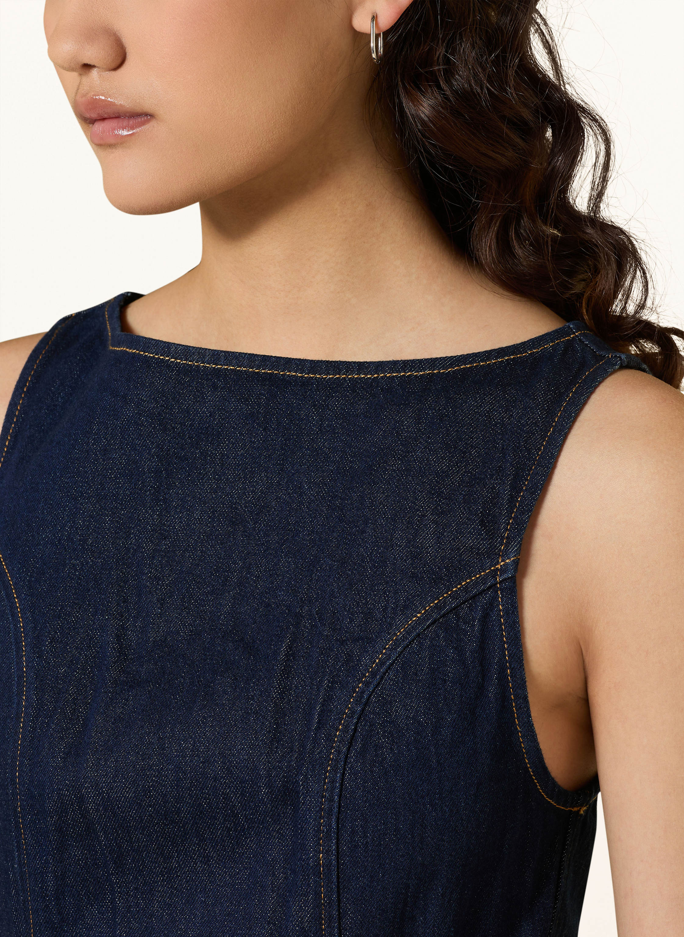 Thumbnail - Eb Denim Jeansskleid Cara blau
