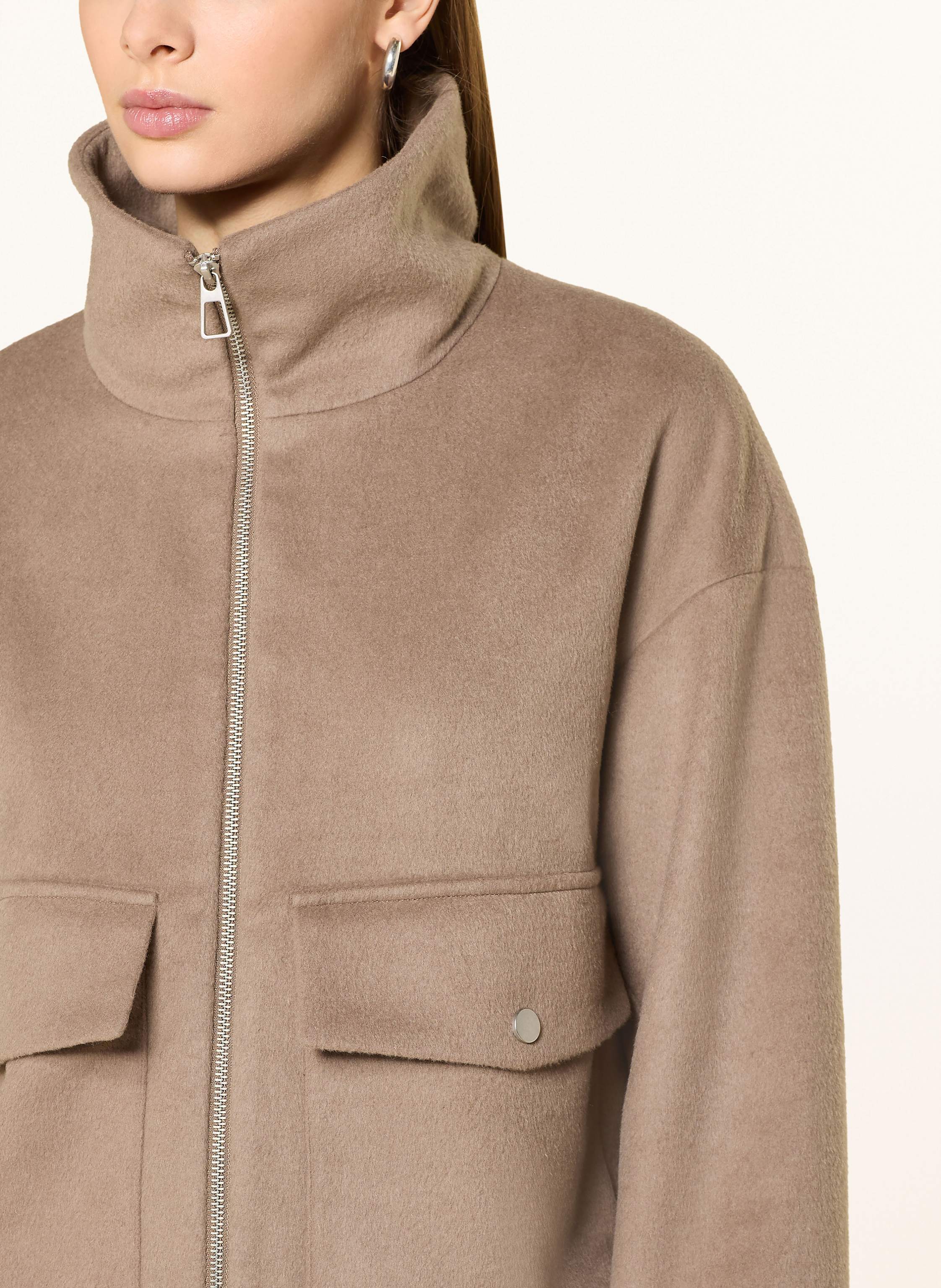 Thumbnail - Darling Harbour Blouson Mit Teddyfell beige