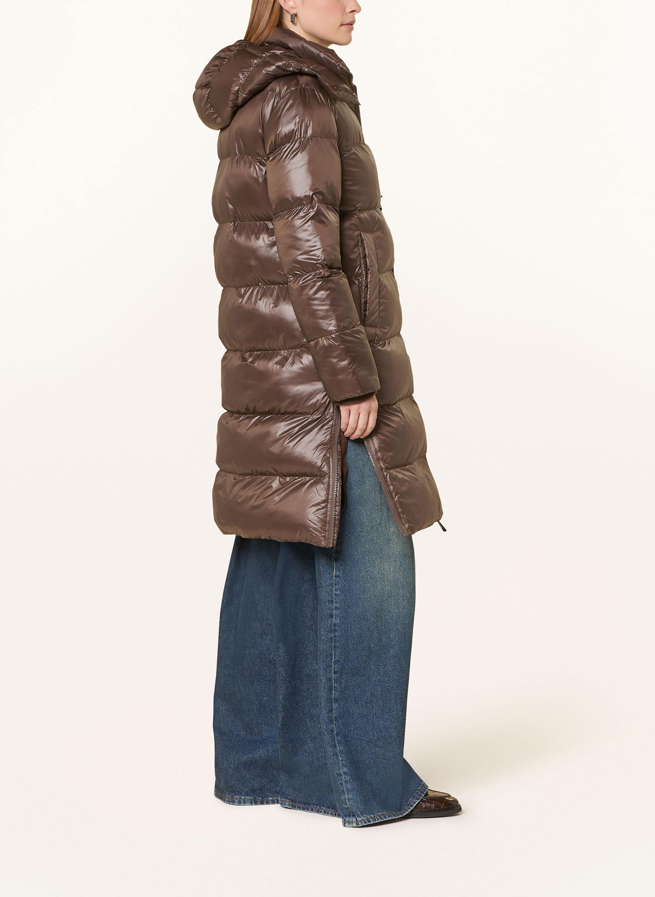 Thumbnail - Darling Harbour Steppmantel braun