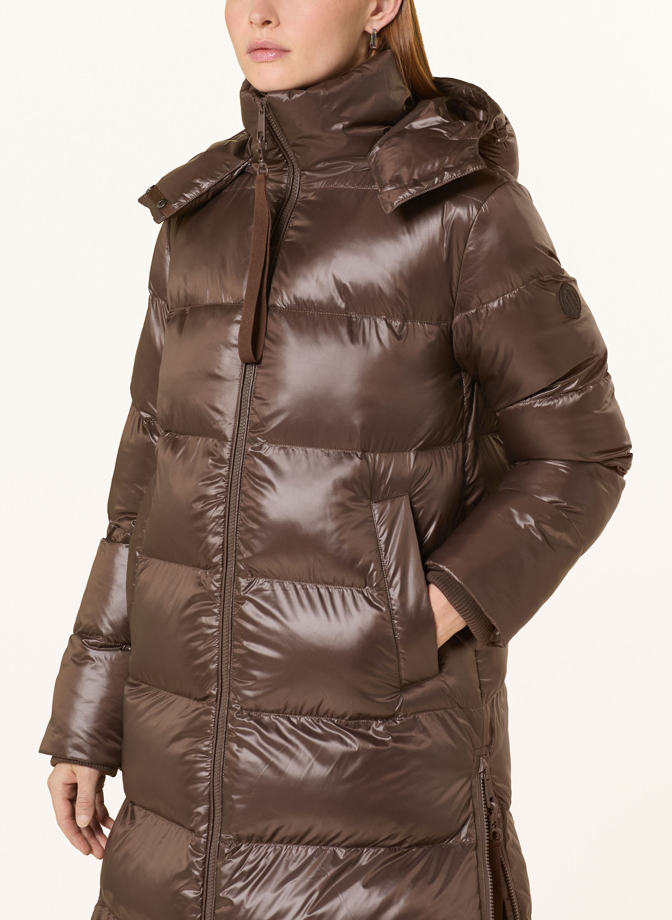 Thumbnail - Darling Harbour Steppmantel braun