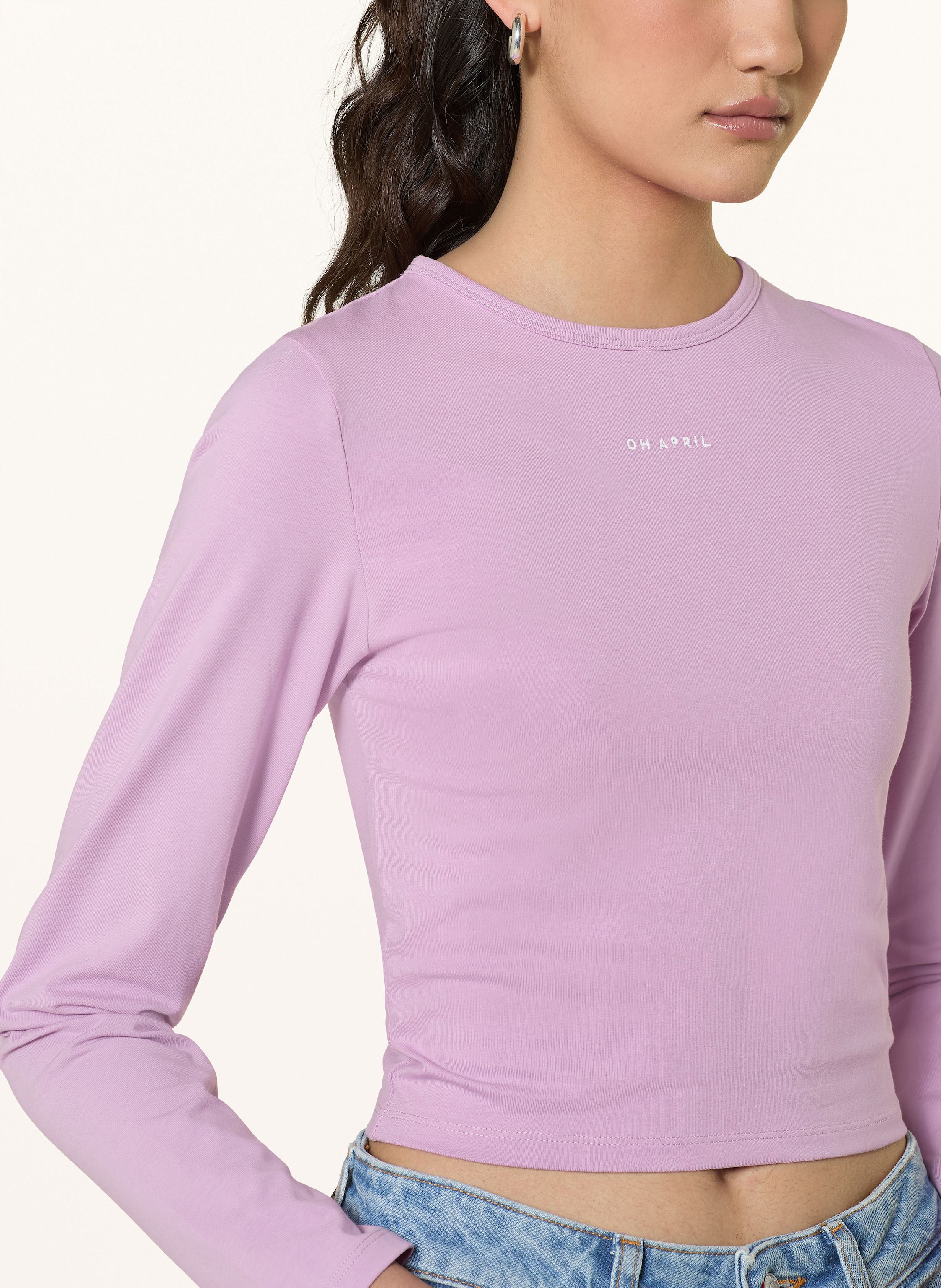 Thumbnail - Oh April Cropped-Longsleeve Ica lila