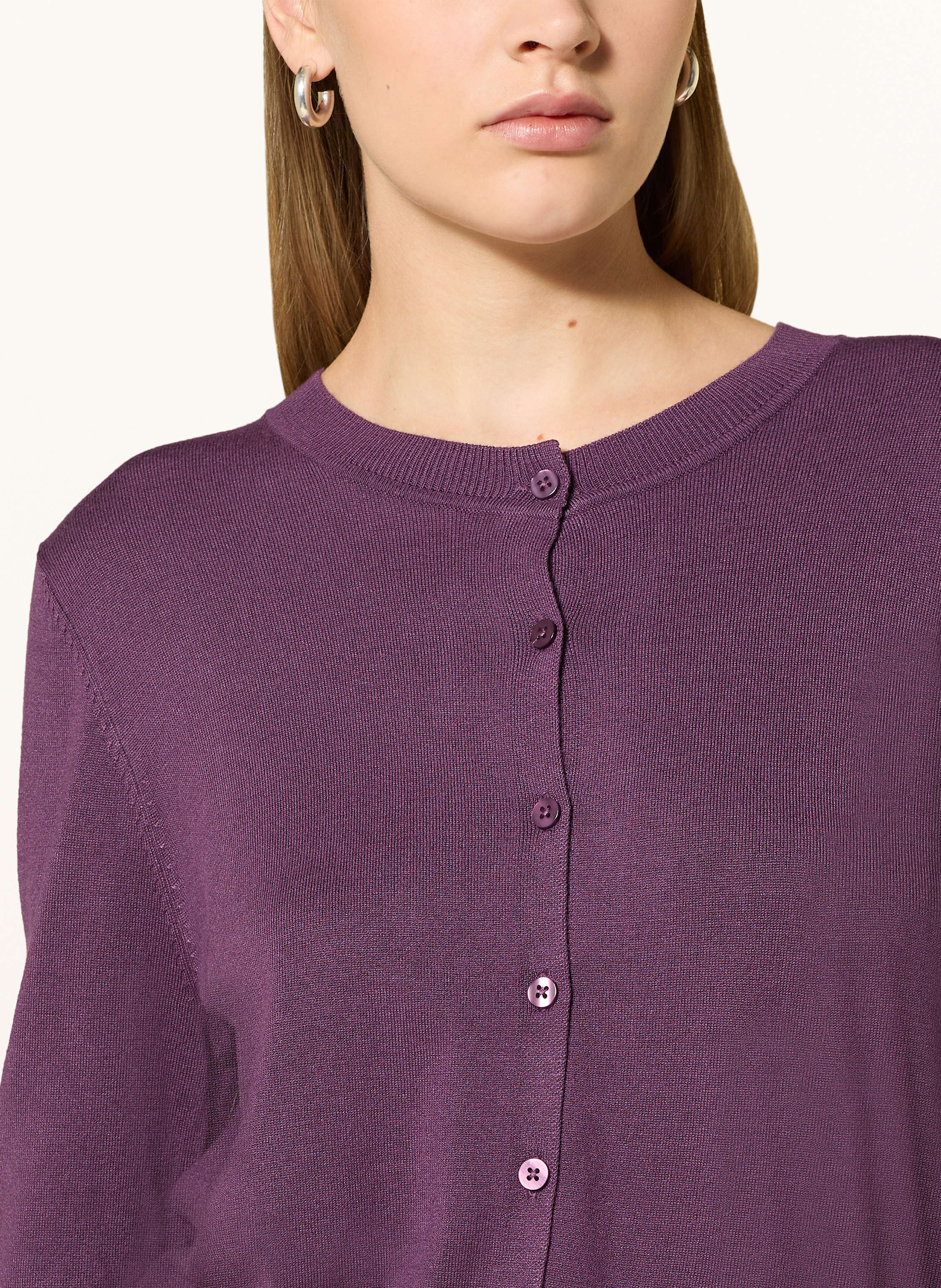 Thumbnail - Darling Harbour Strickjacke lila
