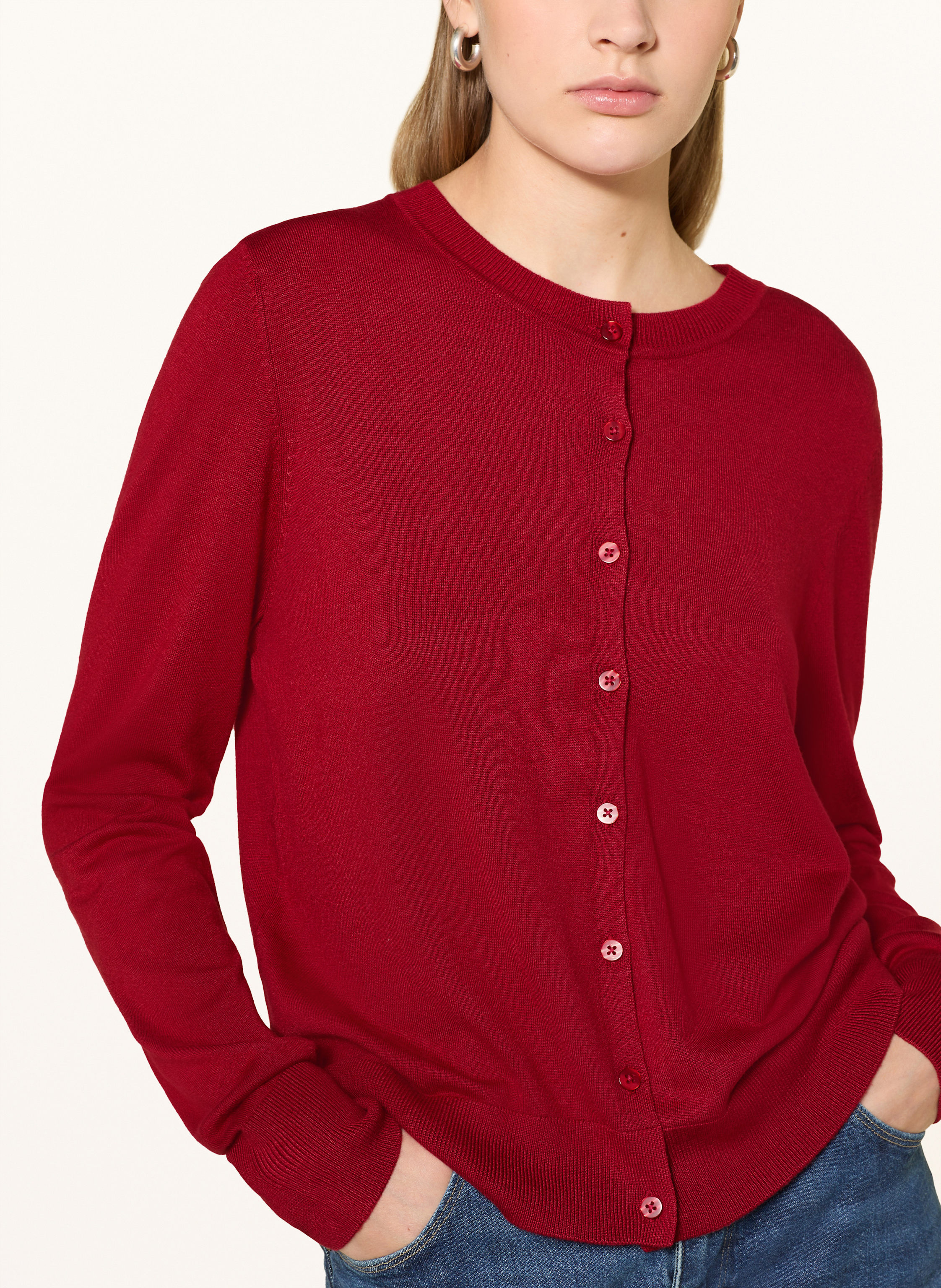 Thumbnail - Darling Harbour Strickjacke rot