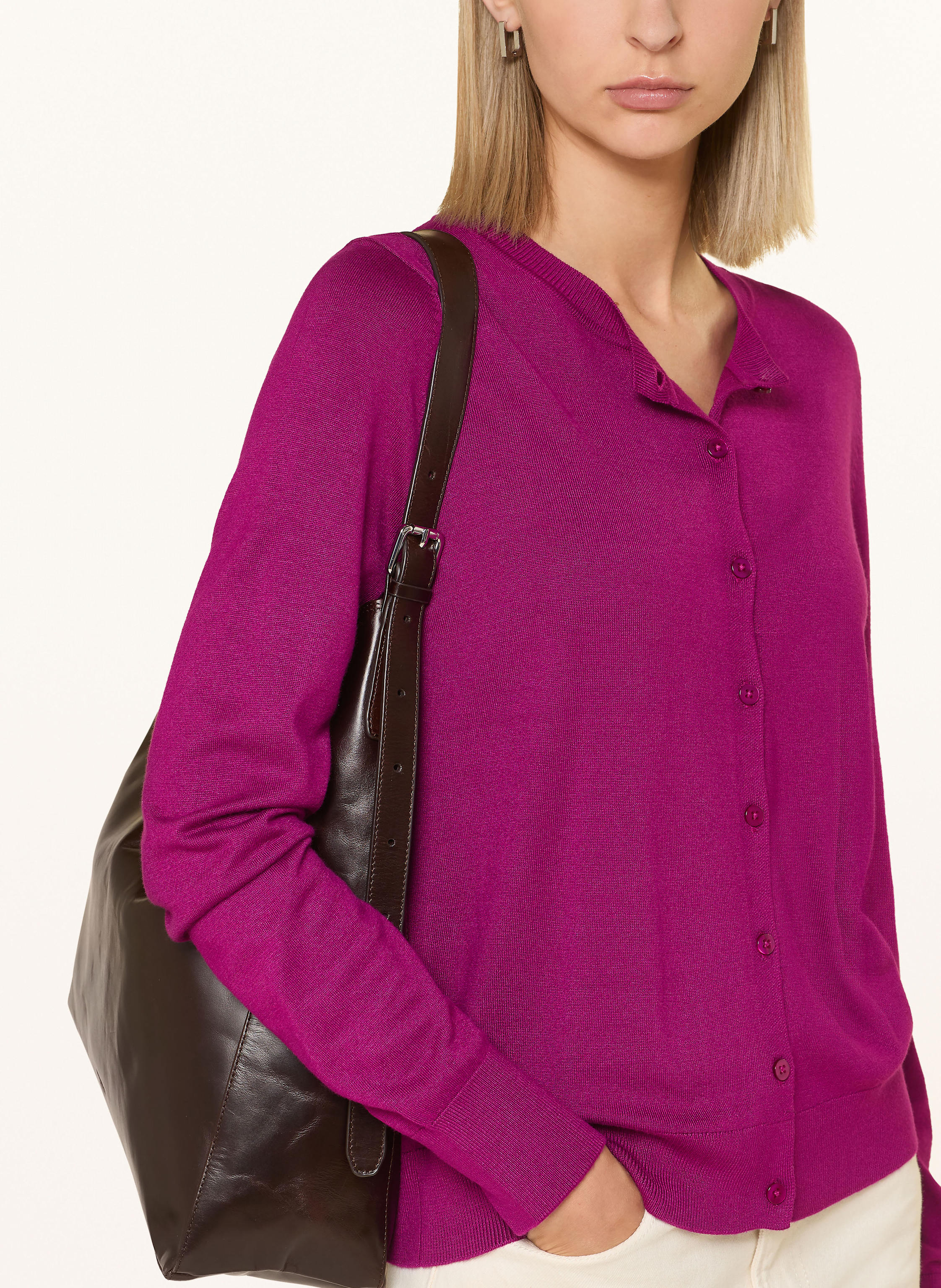 Thumbnail - Darling Harbour Strickjacke pink