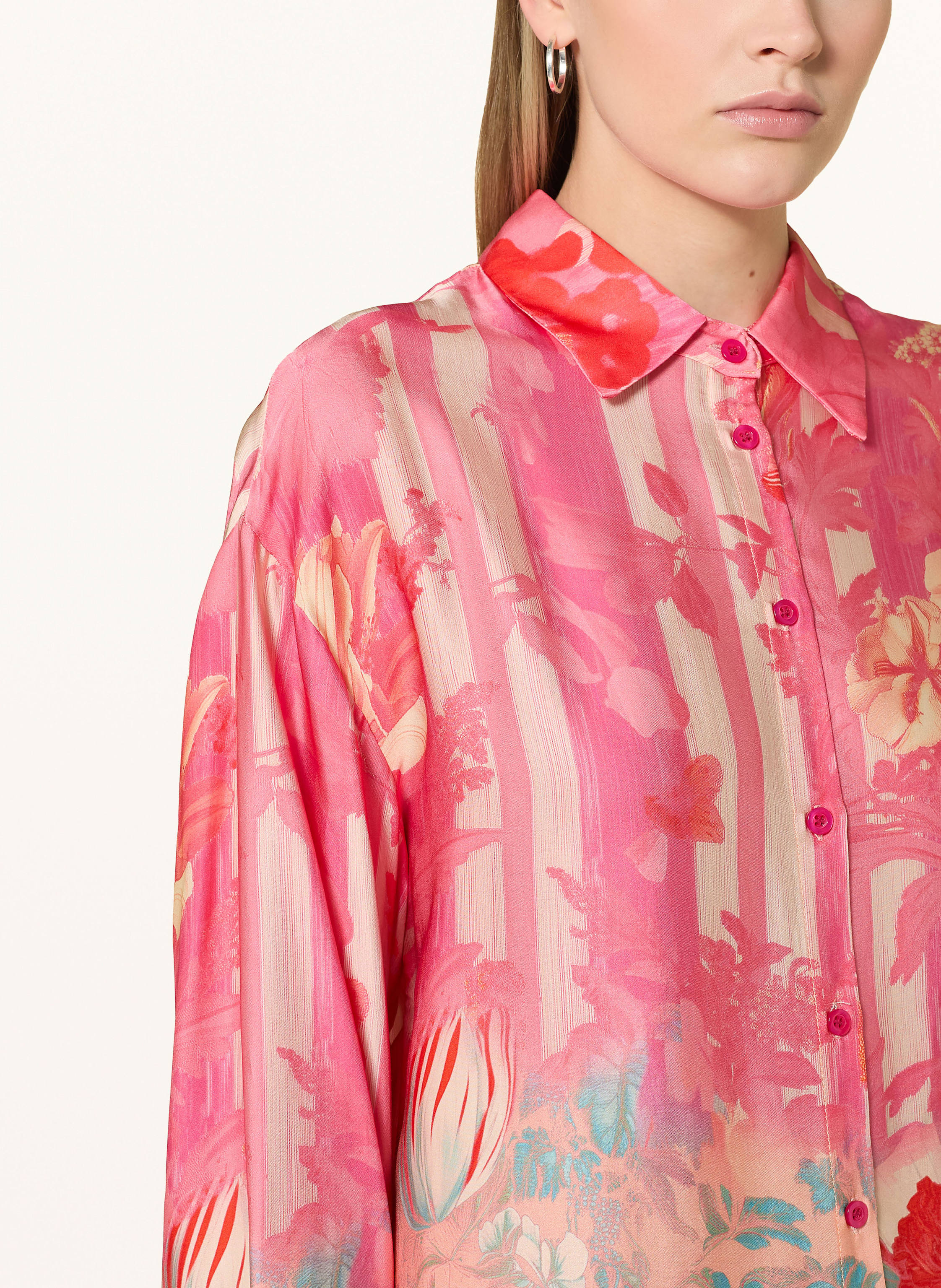 Thumbnail - Miss Goodlife Satinbluse pink