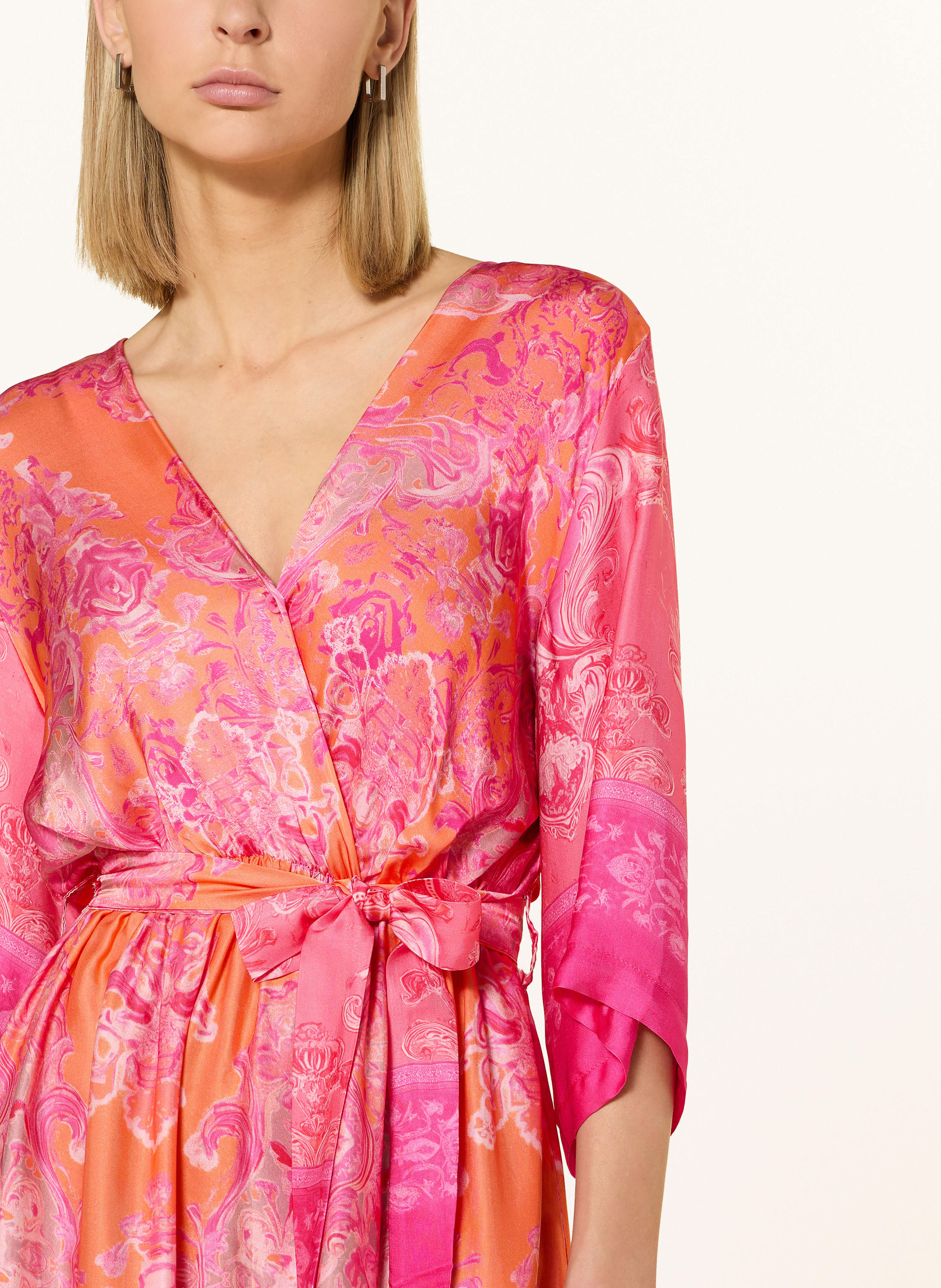 Thumbnail - Miss Goodlife Kleid Summer Dream Mit 3/4-Arm orange