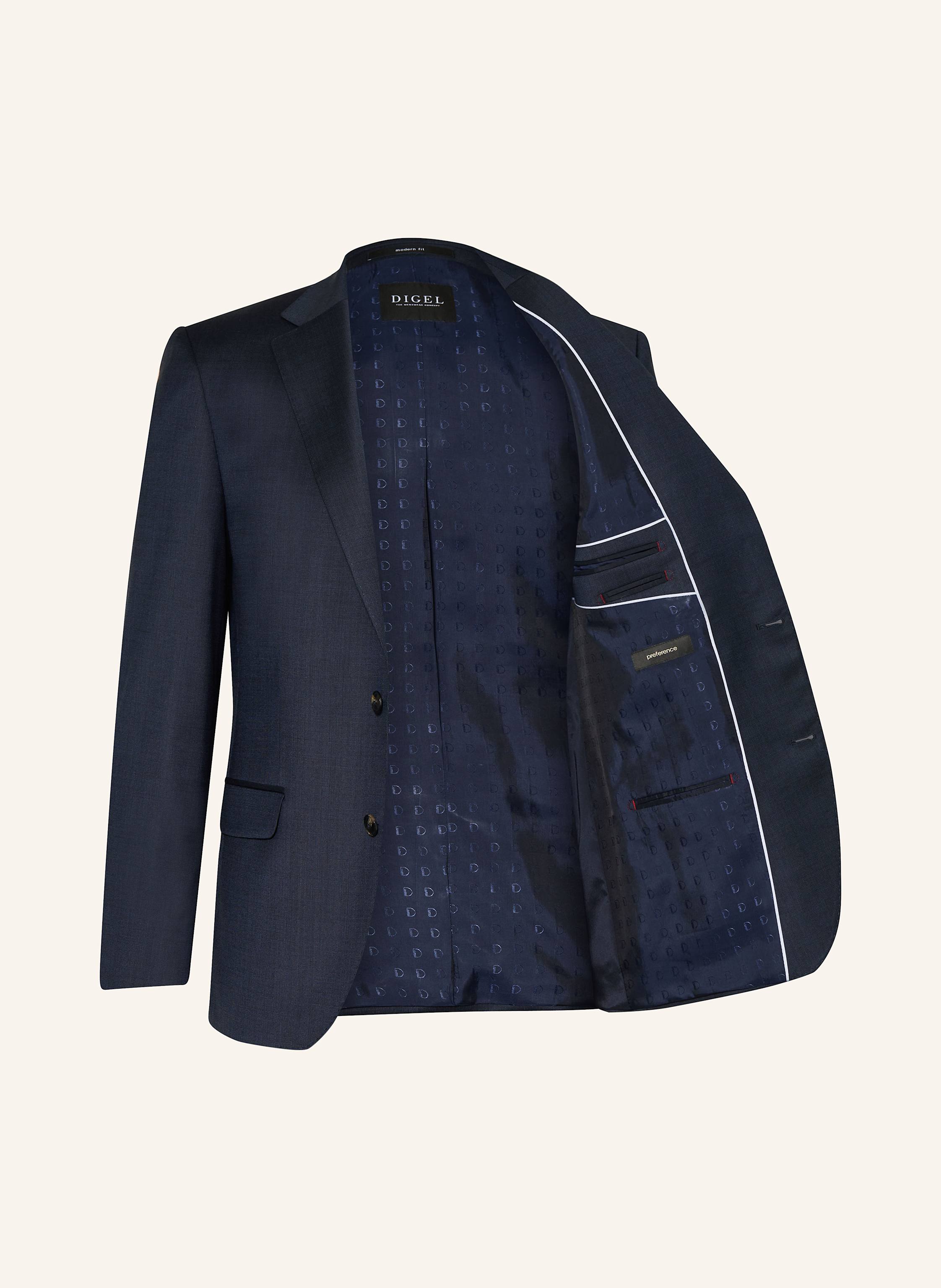 Thumbnail - Digel Anzugsakko Duncan Modern Fit blau