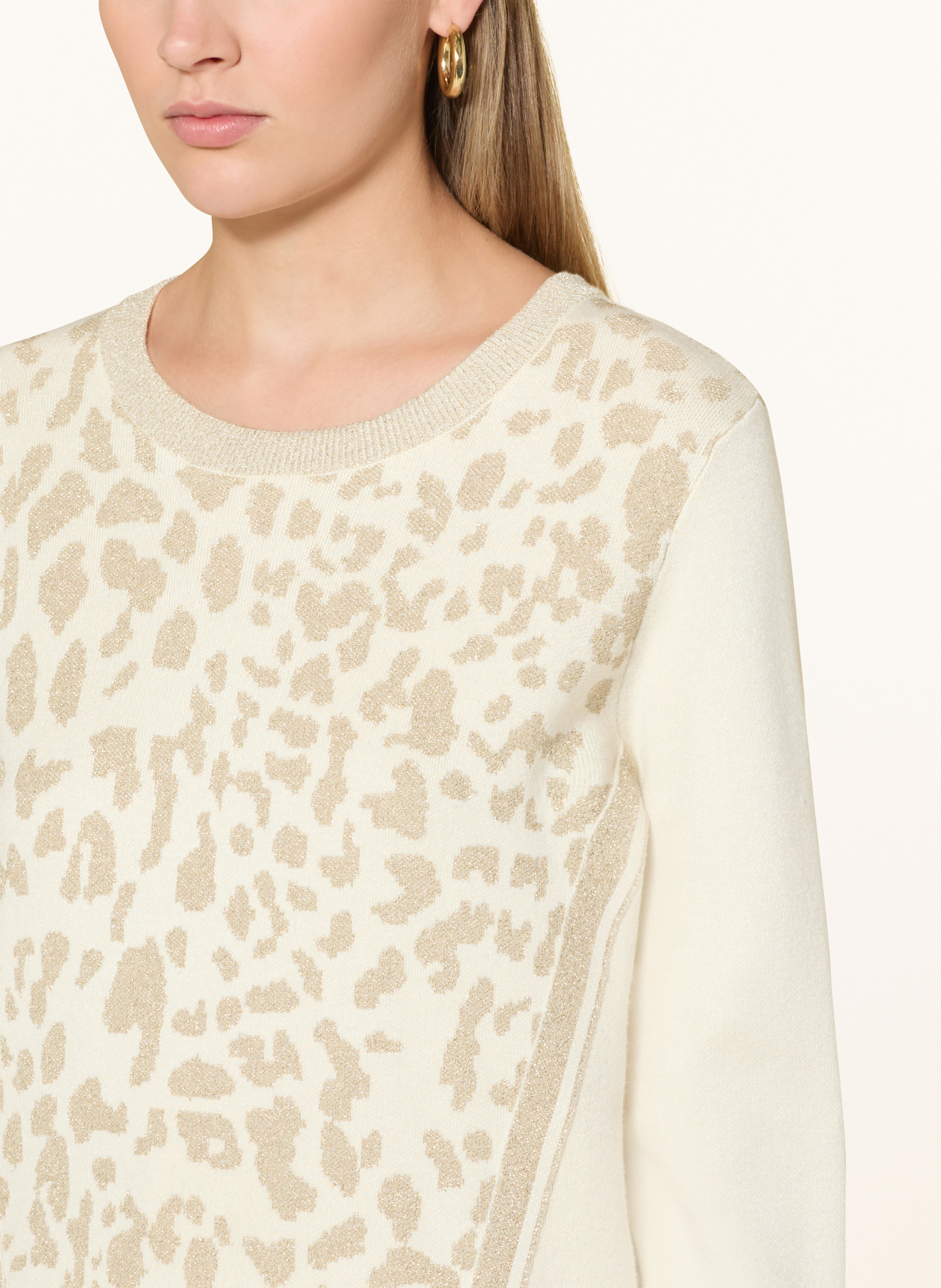 Thumbnail - Liu Jo Pullover Mit Glitzergarn weiss