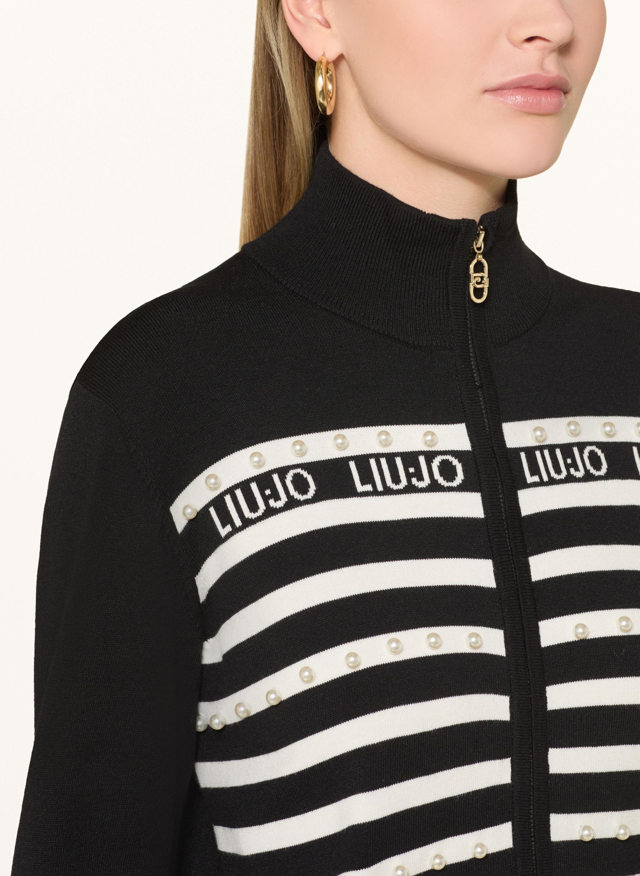Thumbnail - Liu Jo Strickjacke Mit Schmuckperlen schwarz