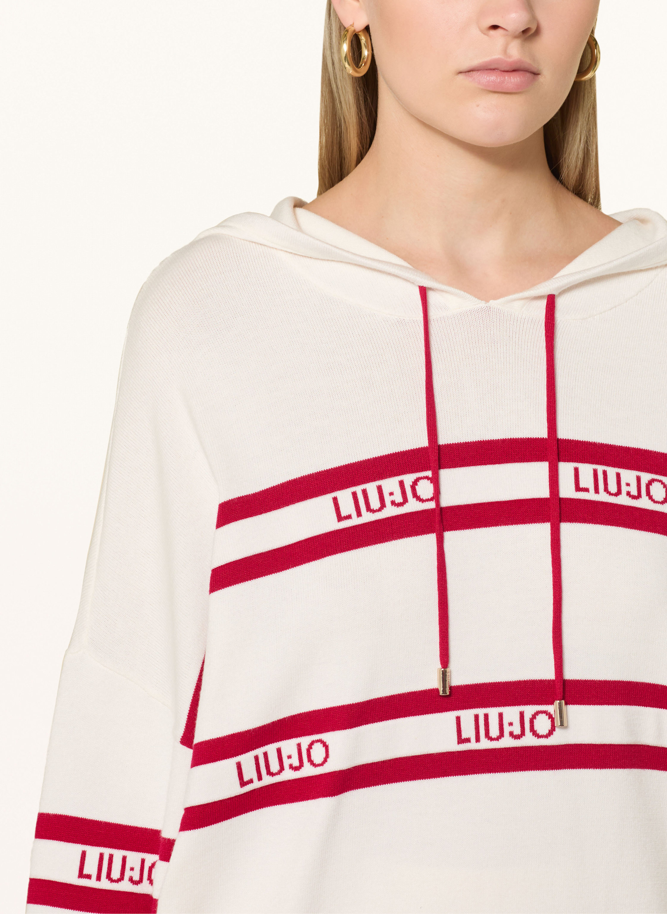 Thumbnail - Liu Jo Strick-Hoodie weiss
