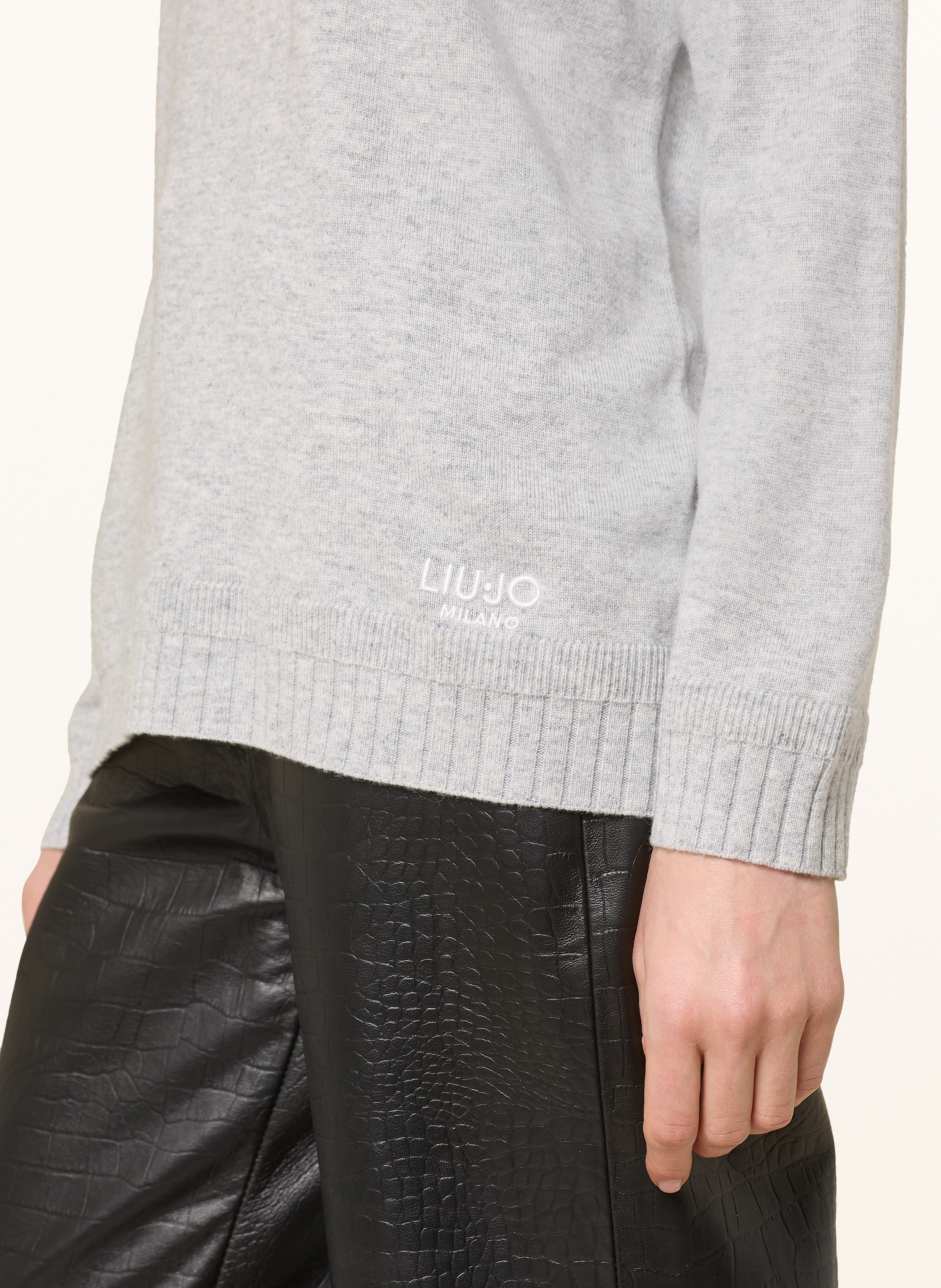 Thumbnail - Liu Jo Rollkragenpullover grau
