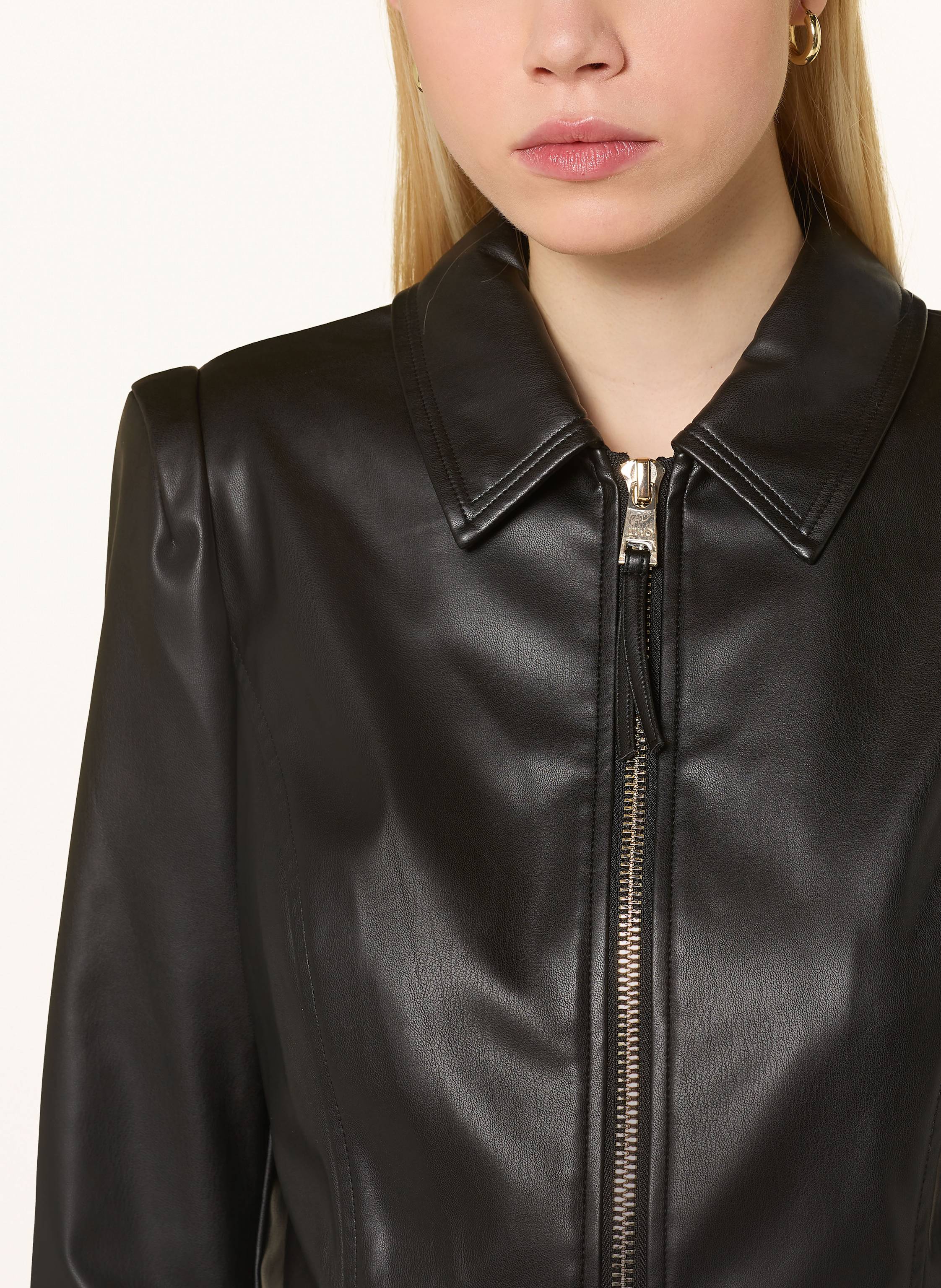 Thumbnail - Liu Jo Jacke In Lederoptik schwarz