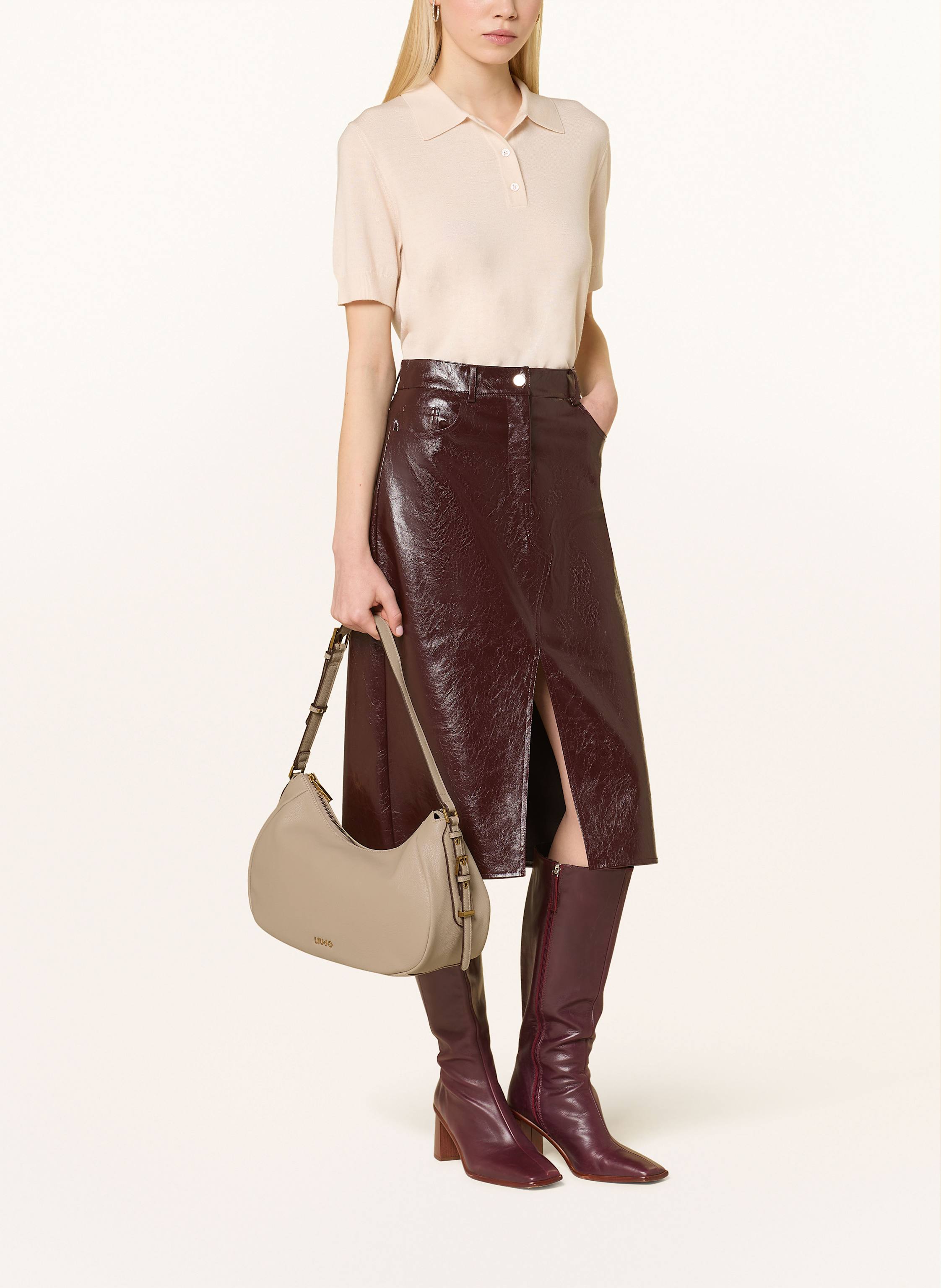 Thumbnail - Liu Jo Schultertasche Medium beige