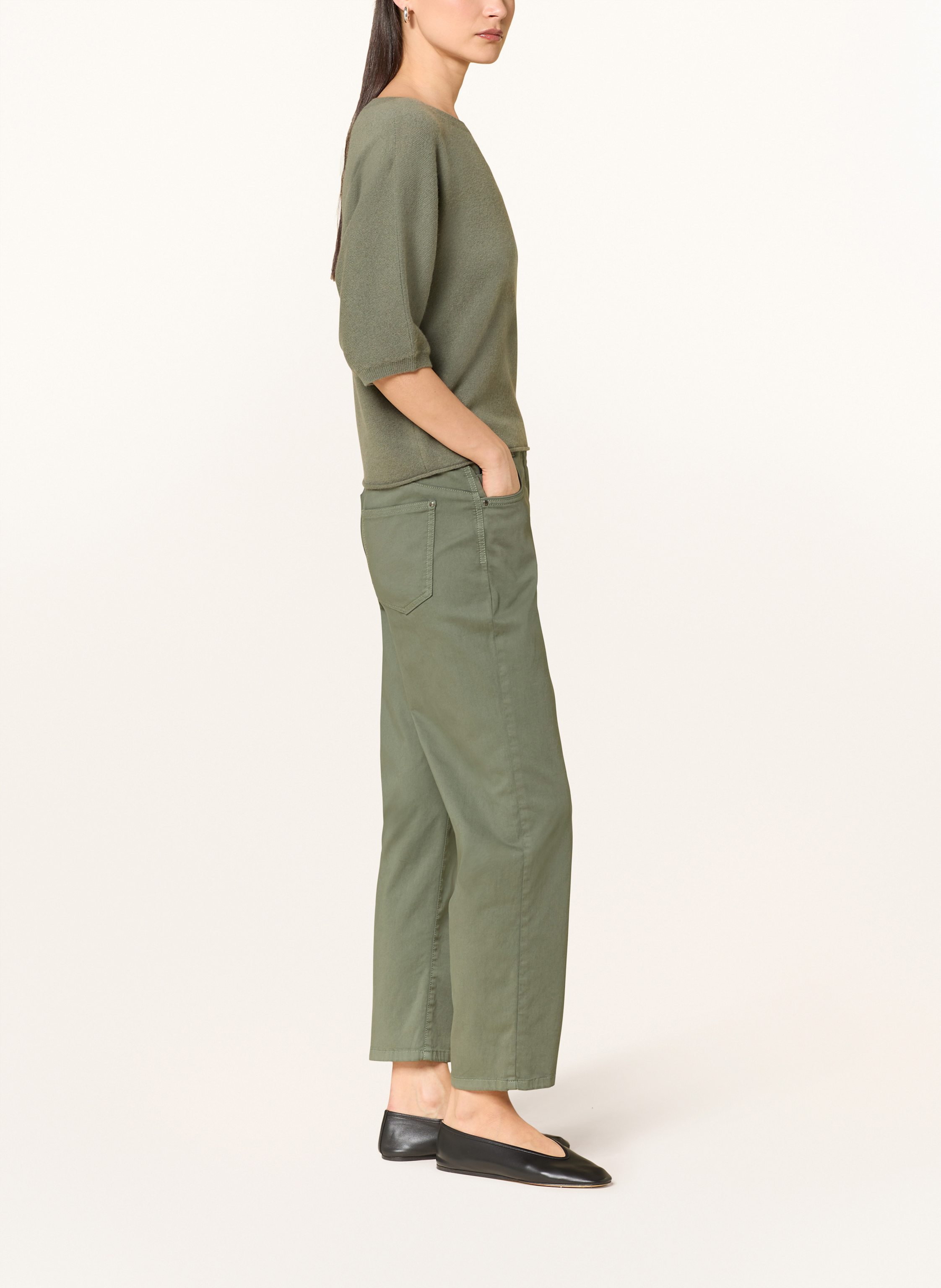 Thumbnail - Luisa Cerano Hose In Jeansoptik gruen