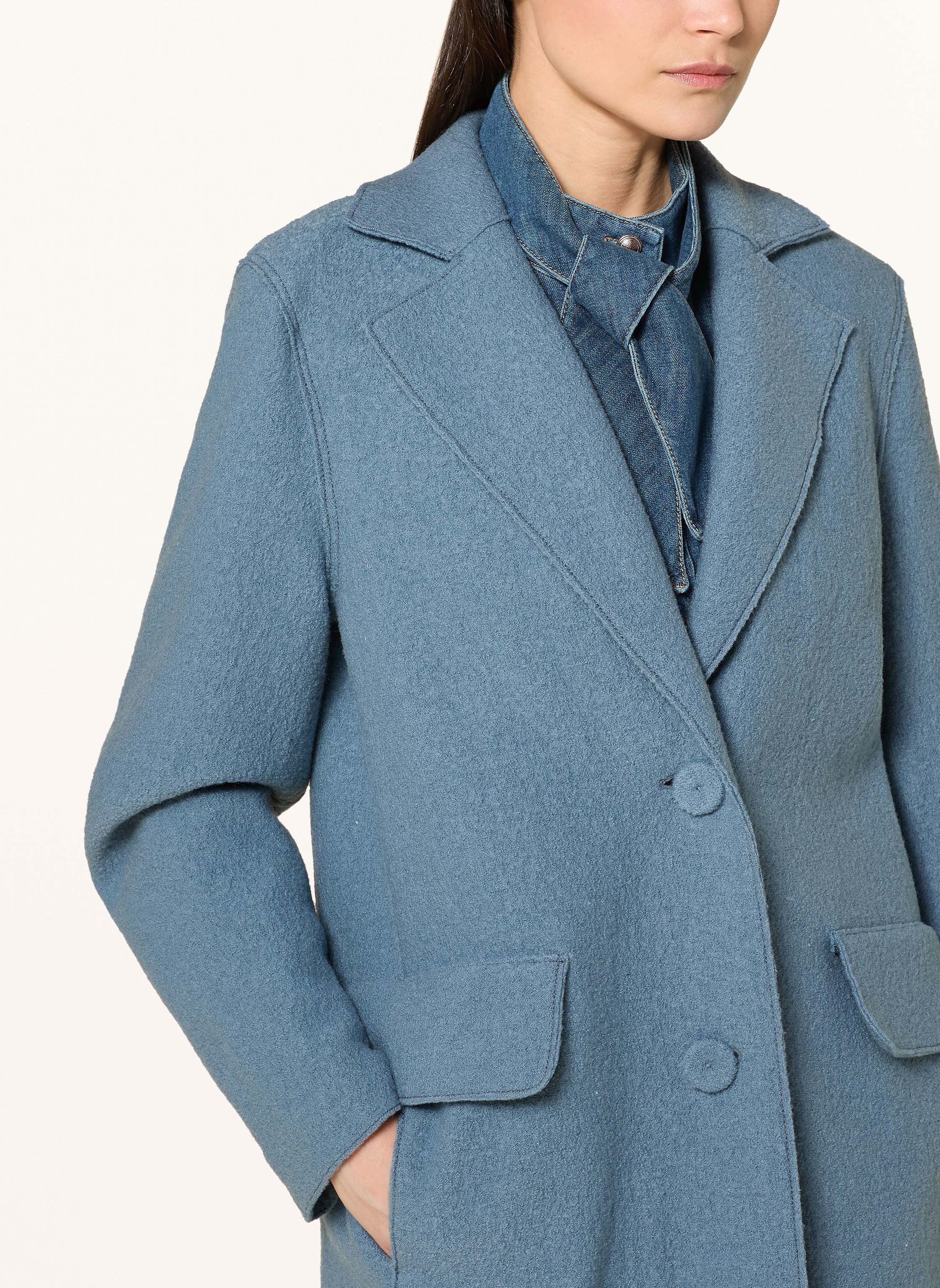 Thumbnail - Luisa Cerano Wollmantel blau