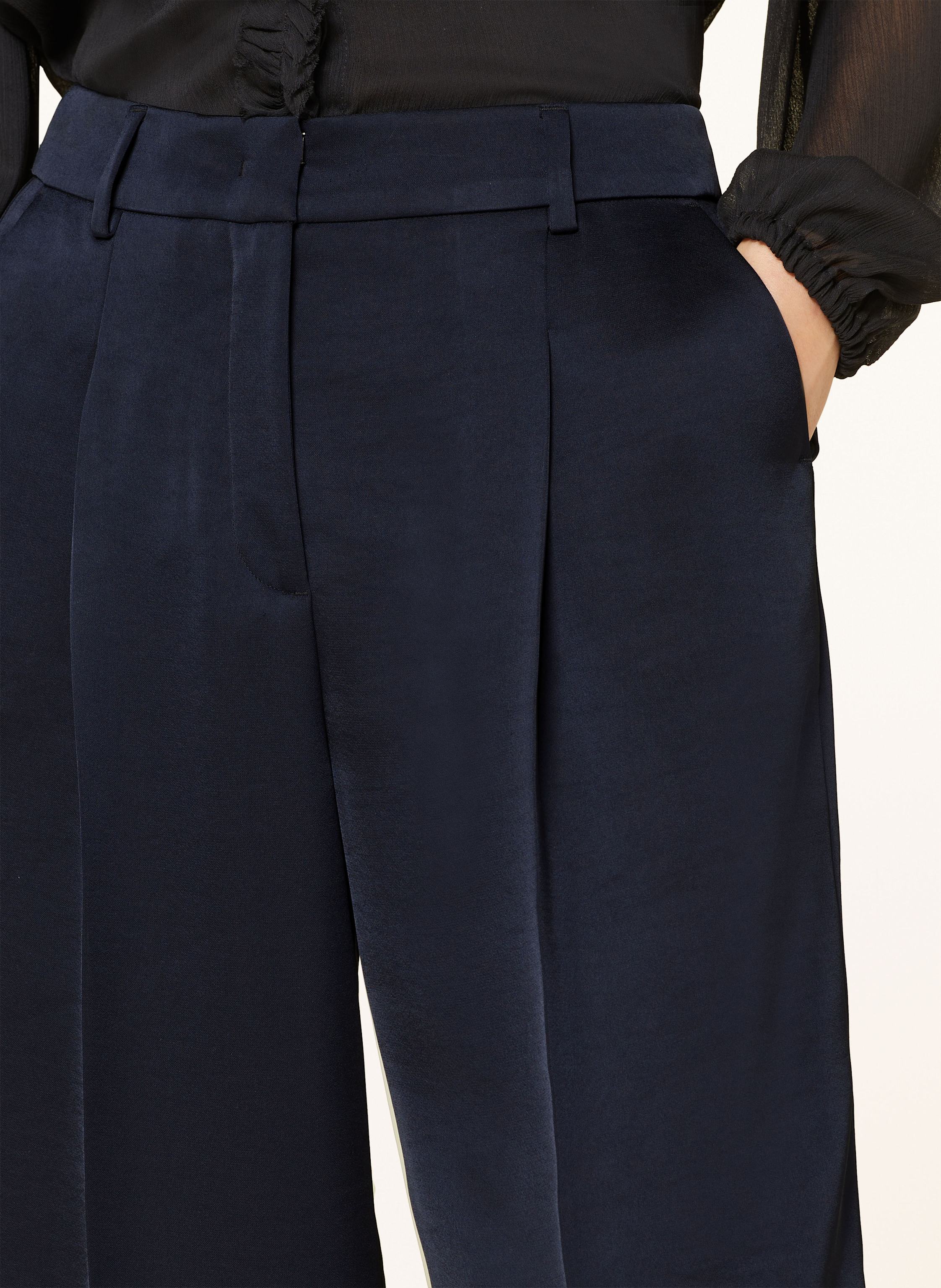 Thumbnail - Luisa Cerano Marlenehose Aus Satin blau