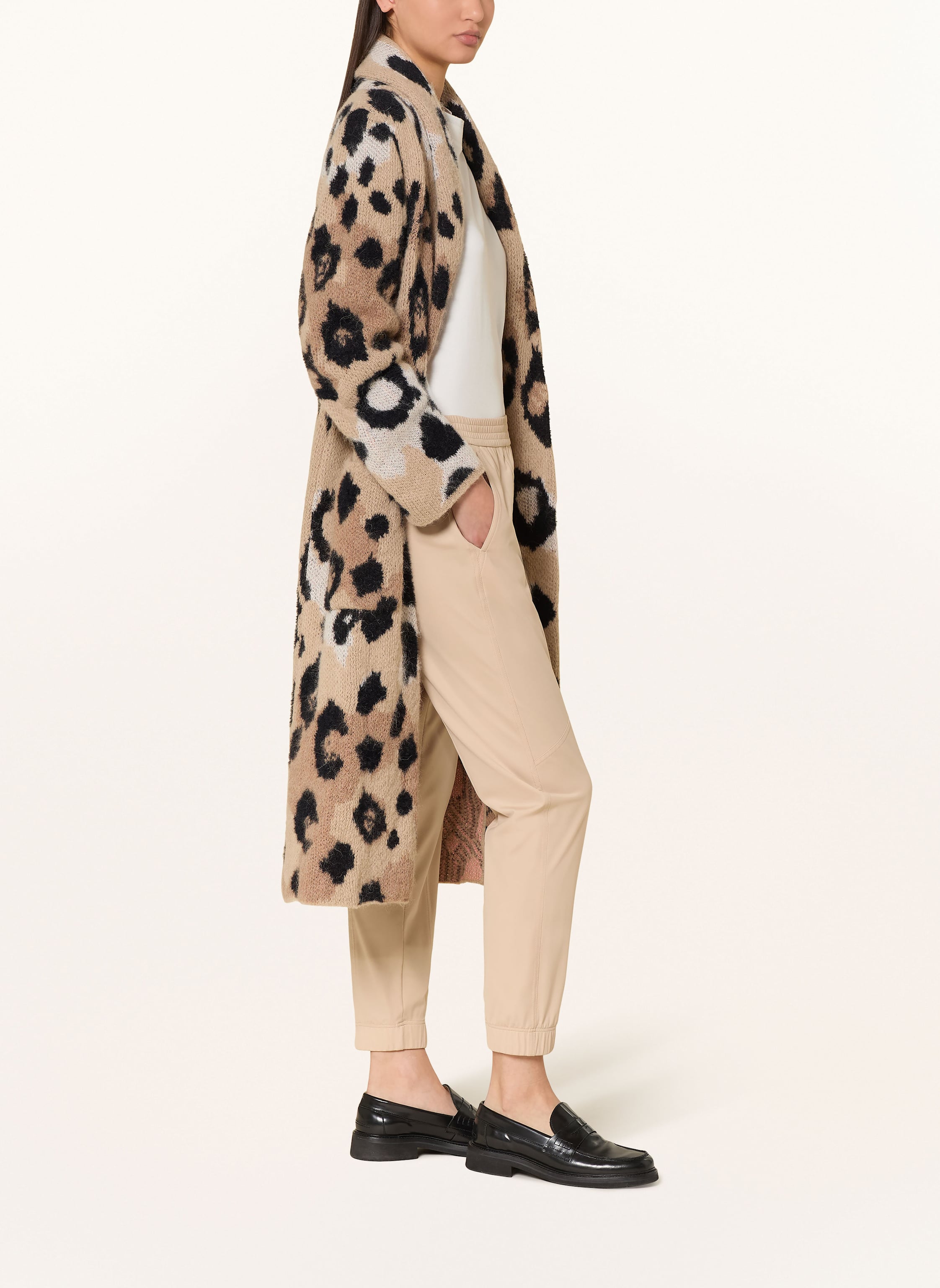 Thumbnail - Marc Cain 7/8-Hose Rhodos Im Jogging-Stil beige