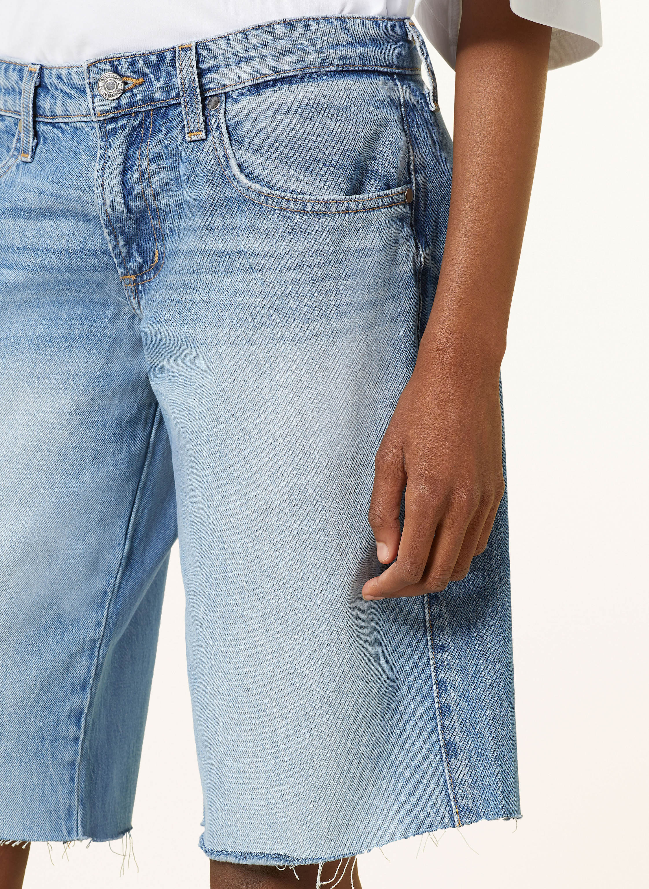 Thumbnail - Eb Denim Jeansshorts Loon blau