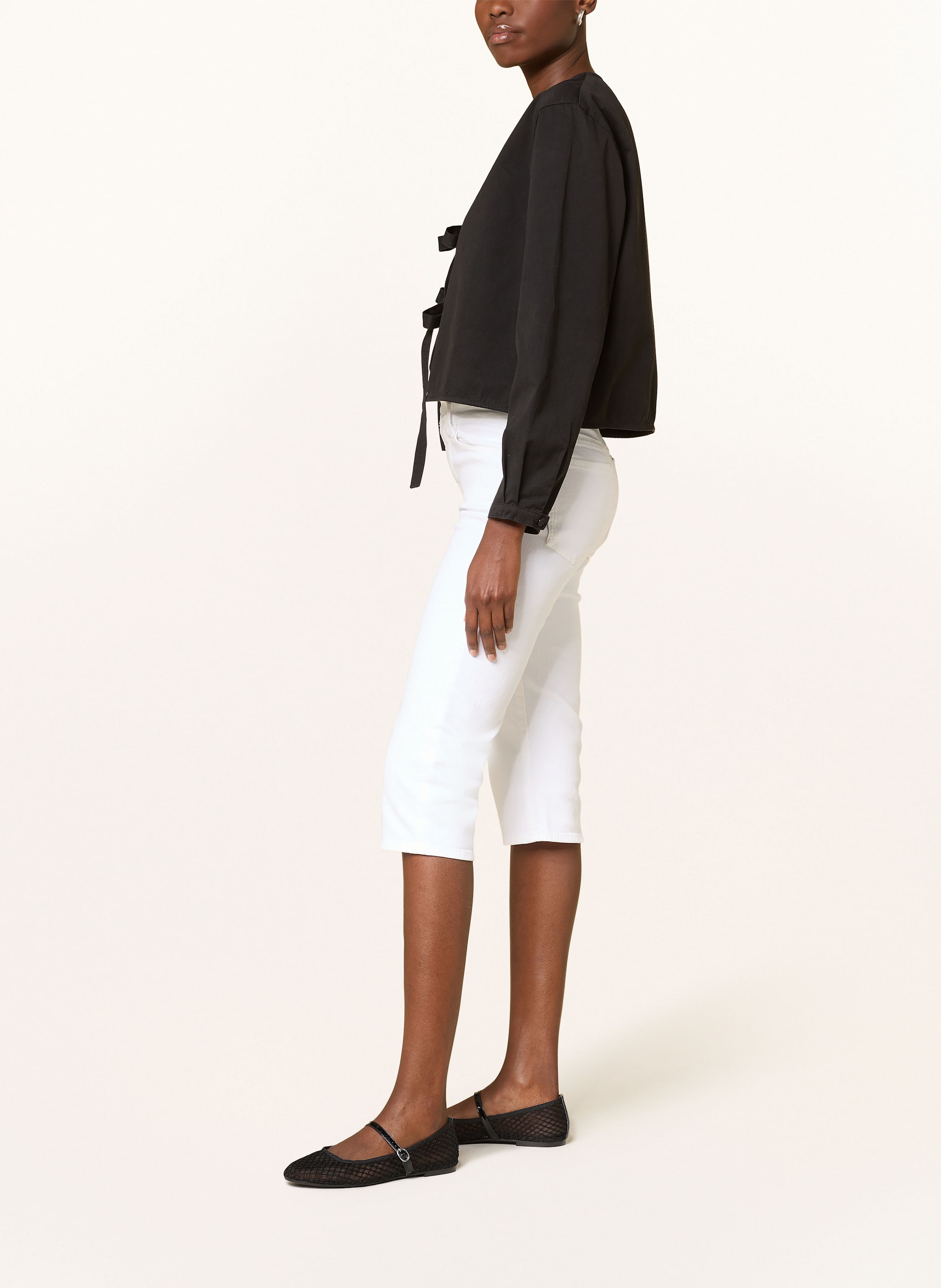 Thumbnail - 7 For All Mankind 3/4-Jeans Capri weiss