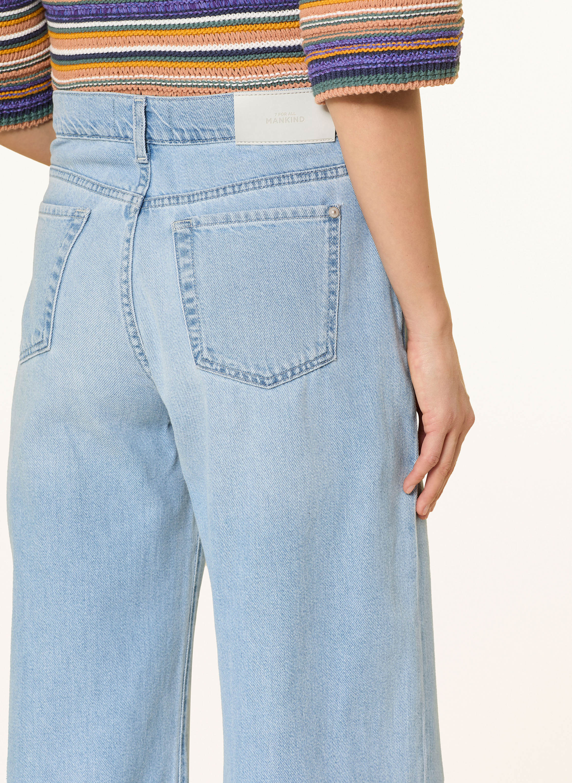 Thumbnail - 7 For All Mankind Flared Jeans Lotta blau