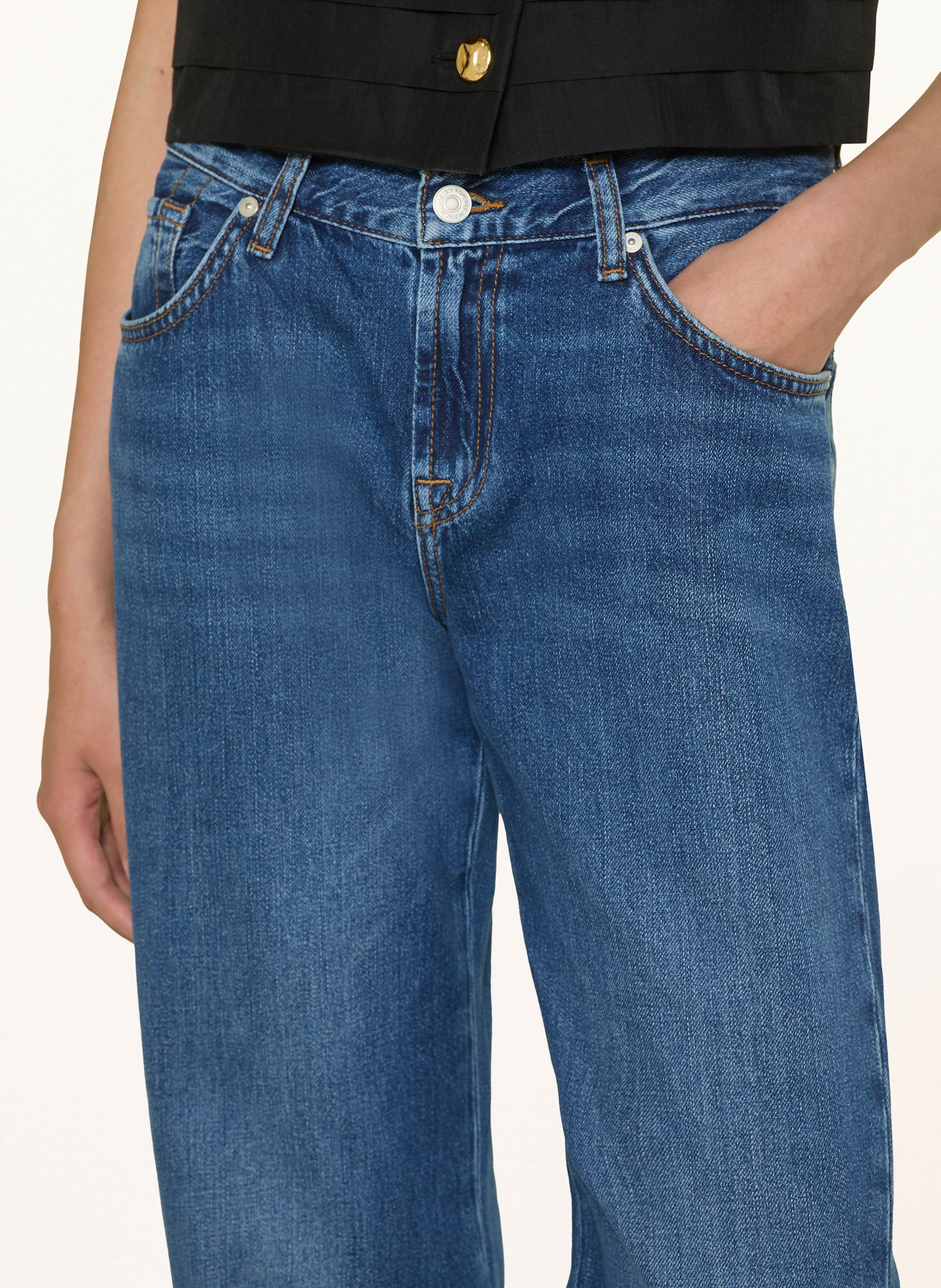Thumbnail - 7 For All Mankind Flared Jeans Spencer Mesa With Twisted Seam blau