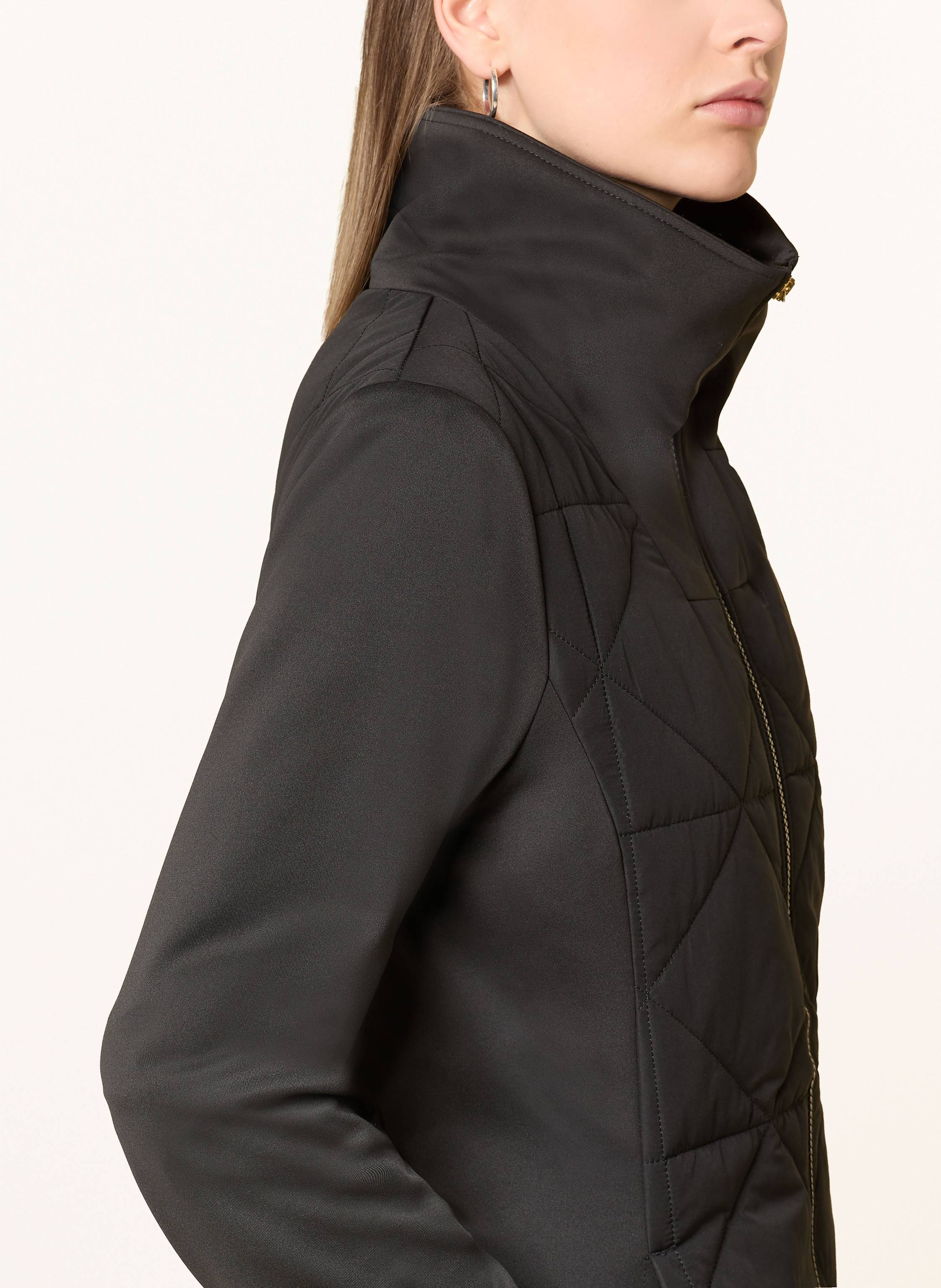 Thumbnail - Barbour International Jacke Kya Im Materialmix schwarz