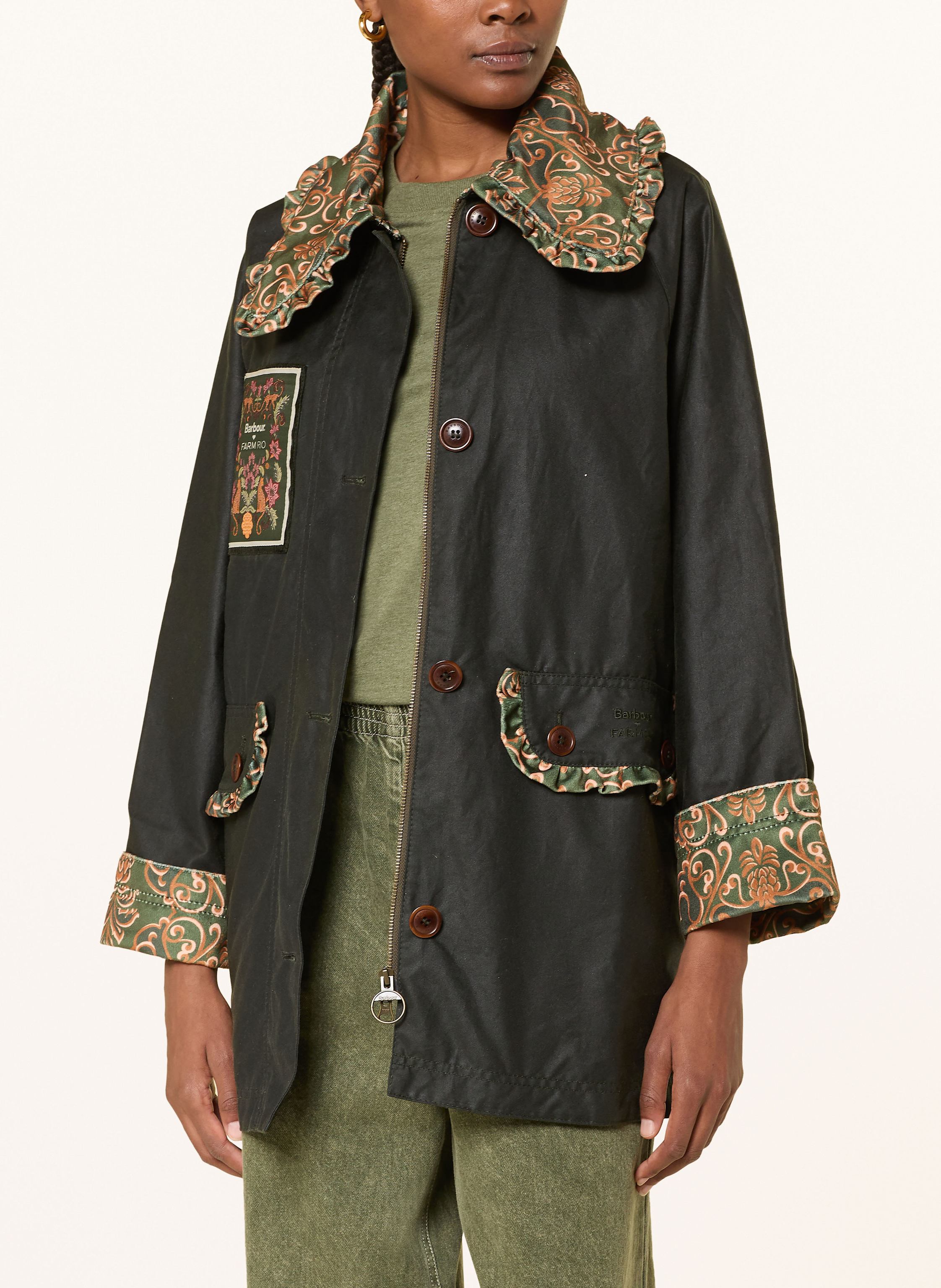 Thumbnail - Barbour Jacke Maria-Clara Mit Rüschen gruen