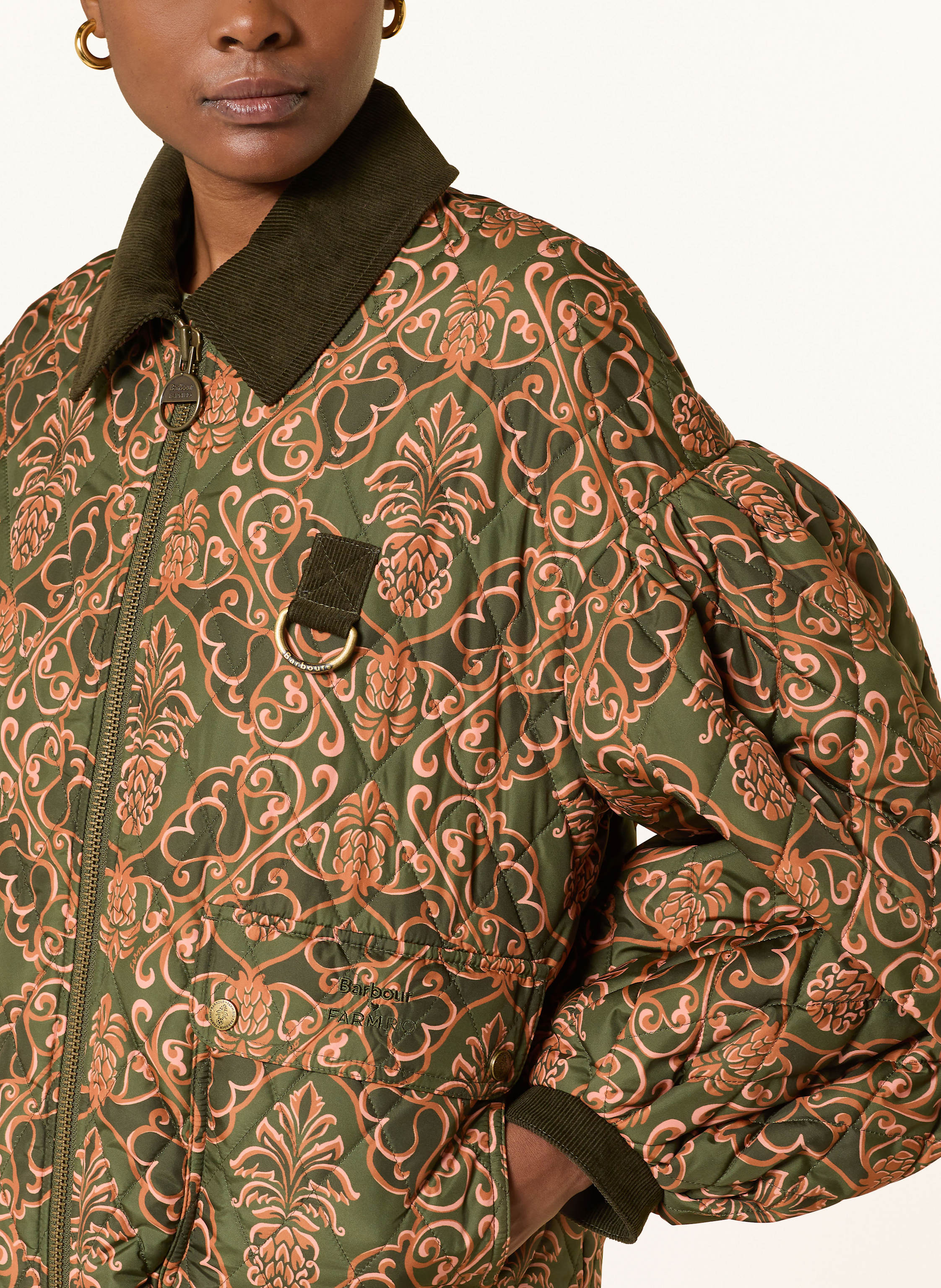 Thumbnail - Barbour Steppblouson Luisa gruen