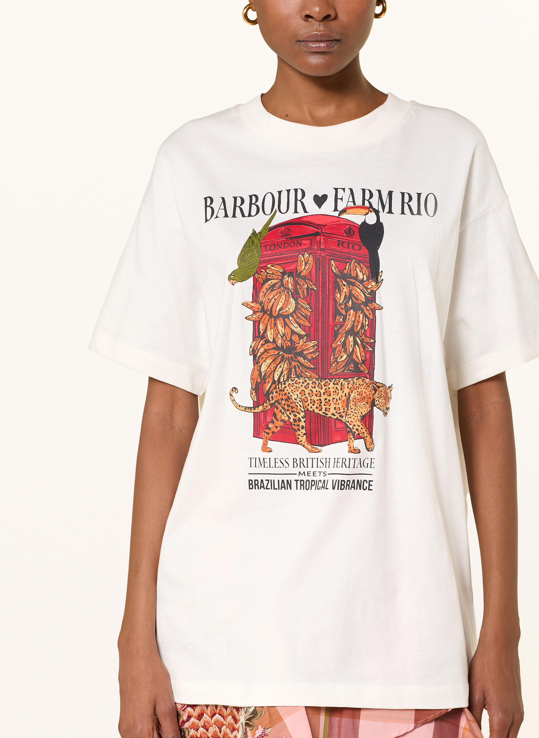 Thumbnail - Barbour T-Shirt Maria Clara weiss
