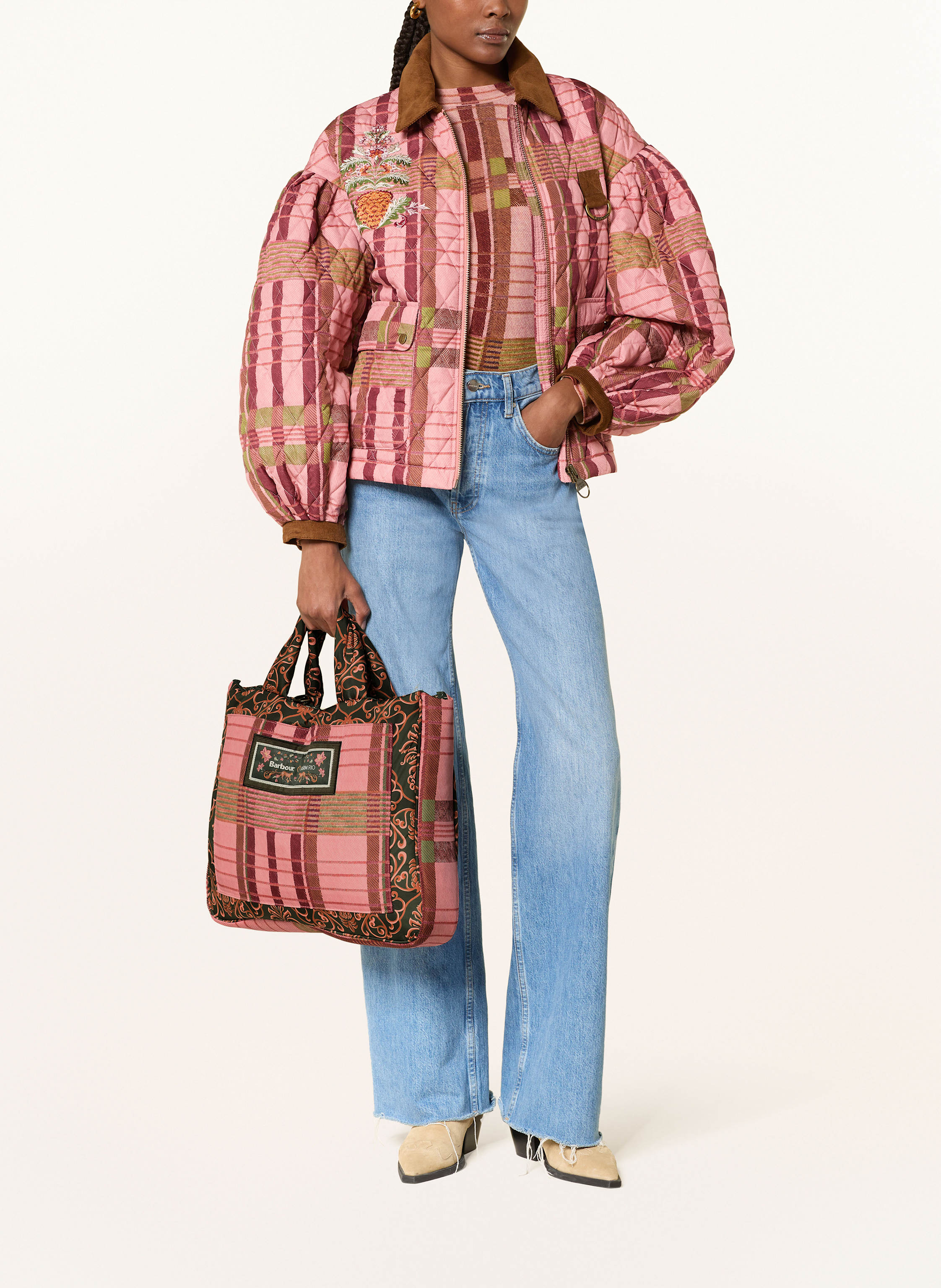 Thumbnail - Barbour Shopper Maria rosa