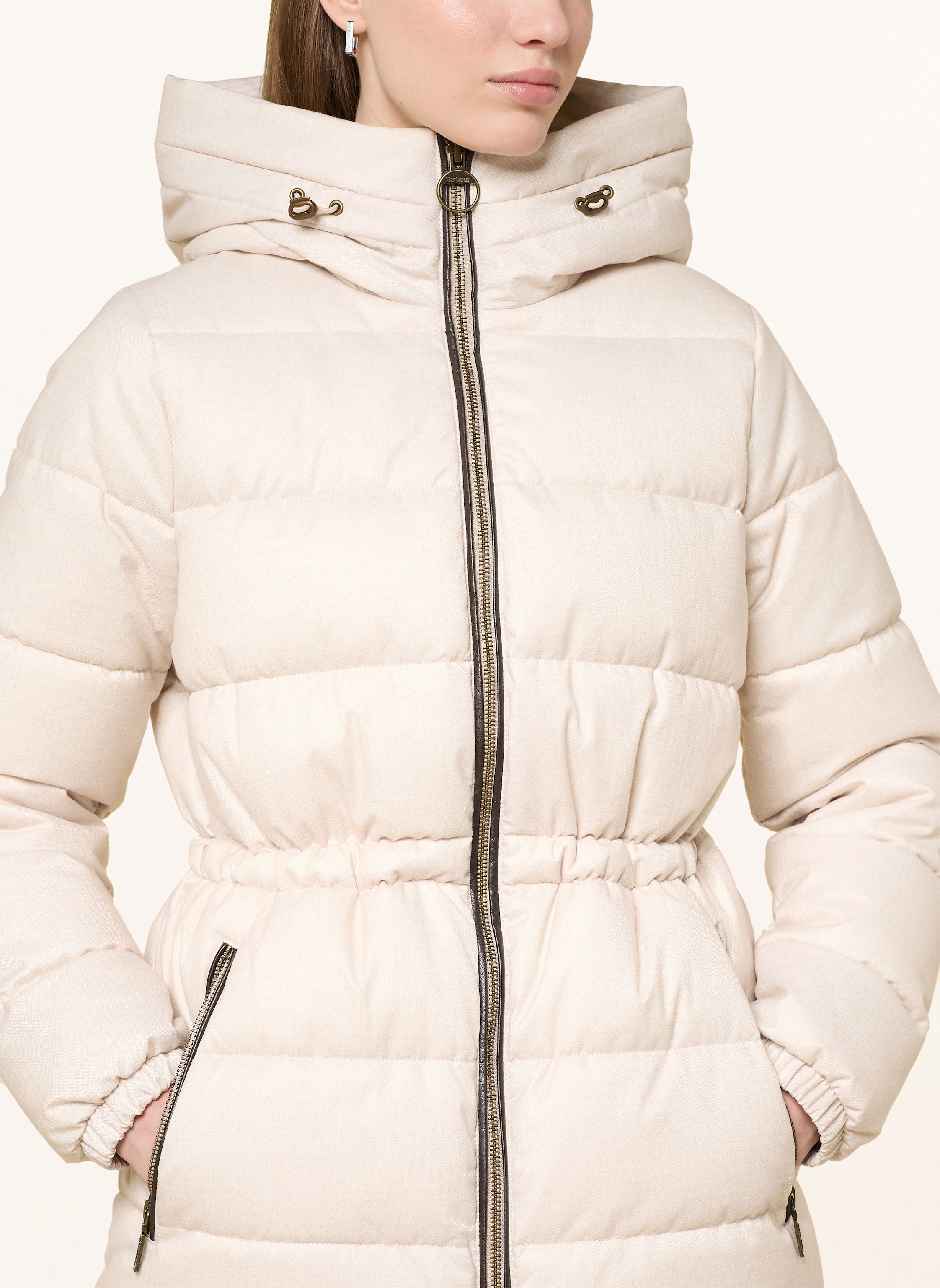 Thumbnail - Barbour Steppjacke Begonia weiss