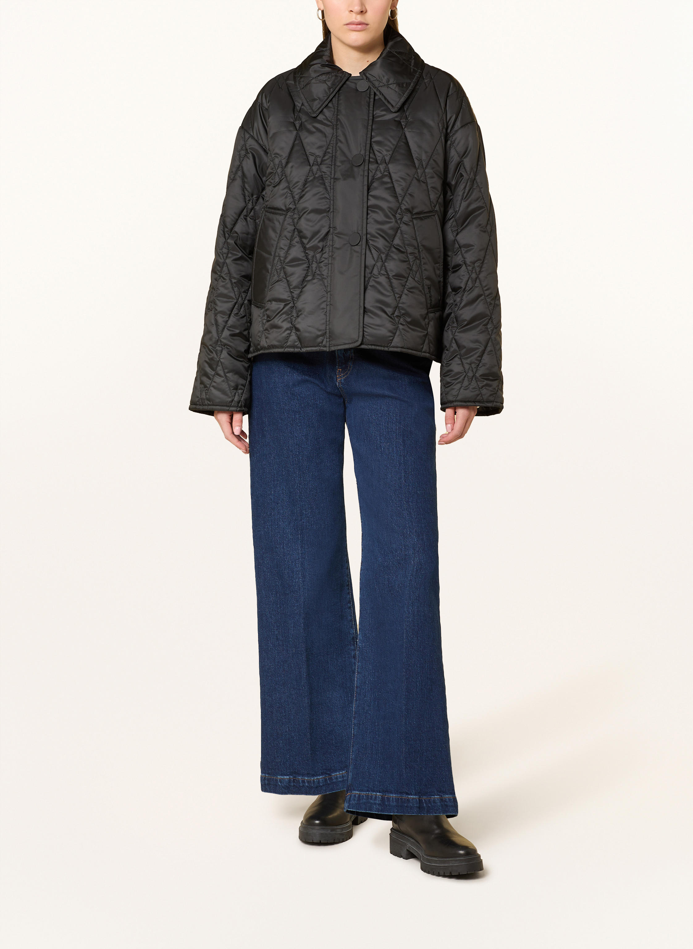 Thumbnail - Barbour Steppjacke Bernadette schwarz