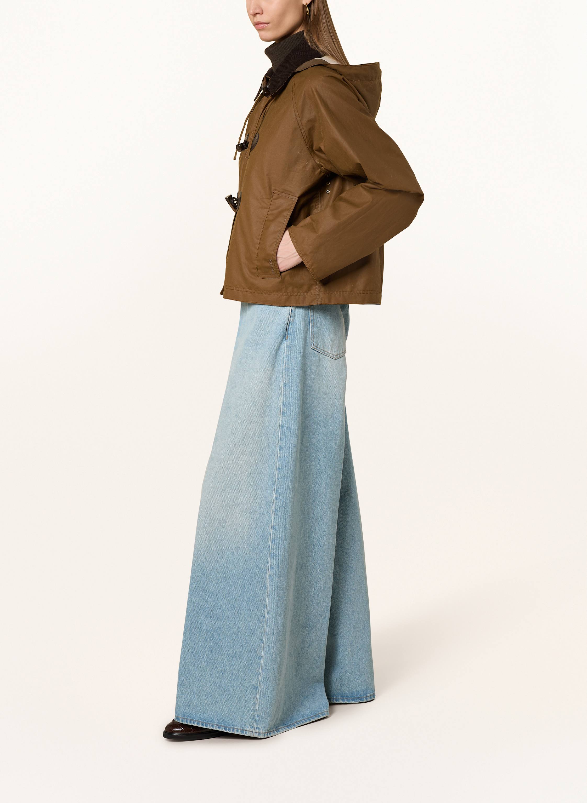 Thumbnail - Barbour Fieldjacket Myra Mit Abnehmbarer Kapuze braun