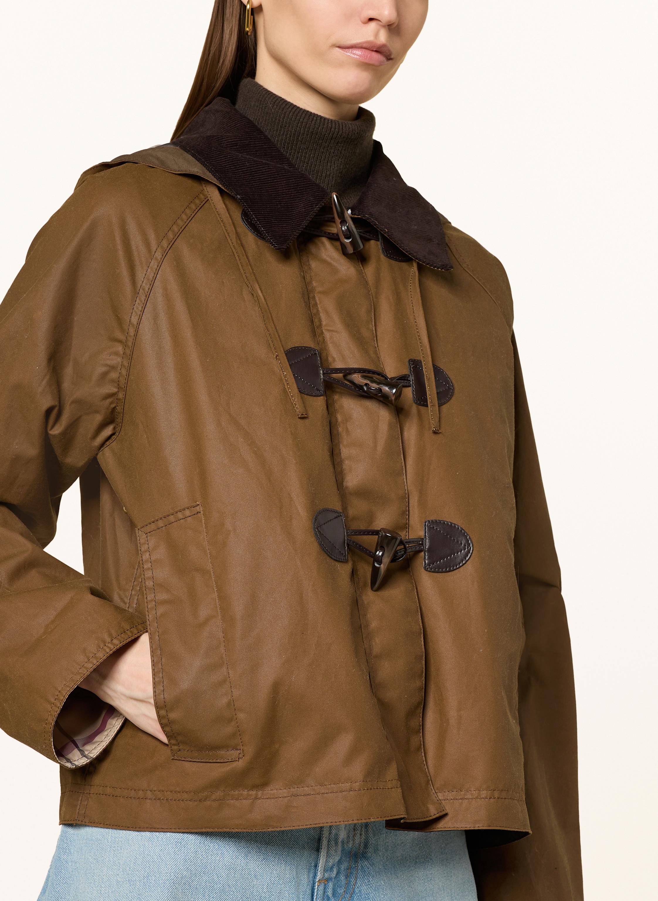 Thumbnail - Barbour Fieldjacket Myra Mit Abnehmbarer Kapuze braun