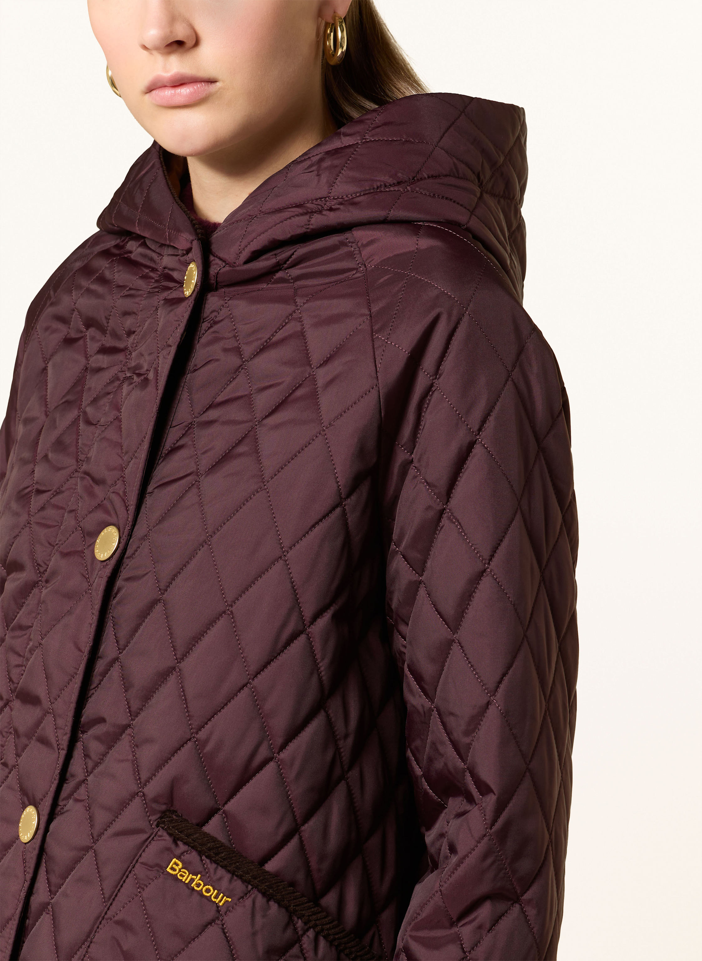 Thumbnail - Barbour Steppmantel Hilary lila