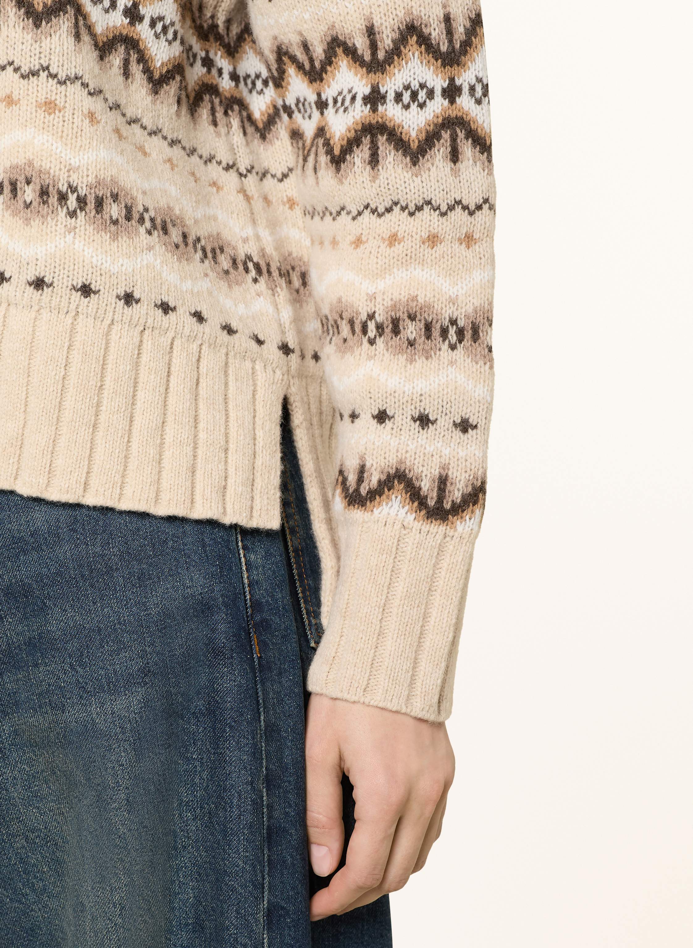 Thumbnail - Barbour Rollkragenpullover Helen beige